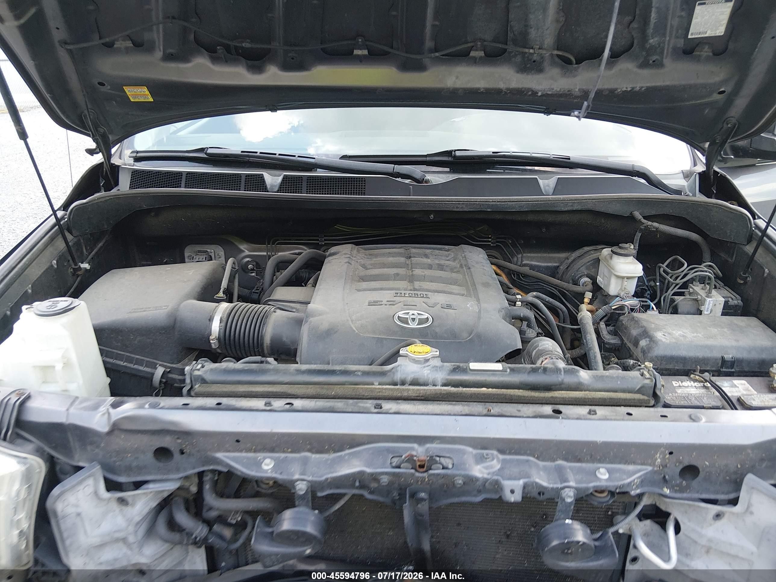 2011 Toyota Tundra Grade 5.7l V8 Gray vin: 5TFDW5F18BX199239