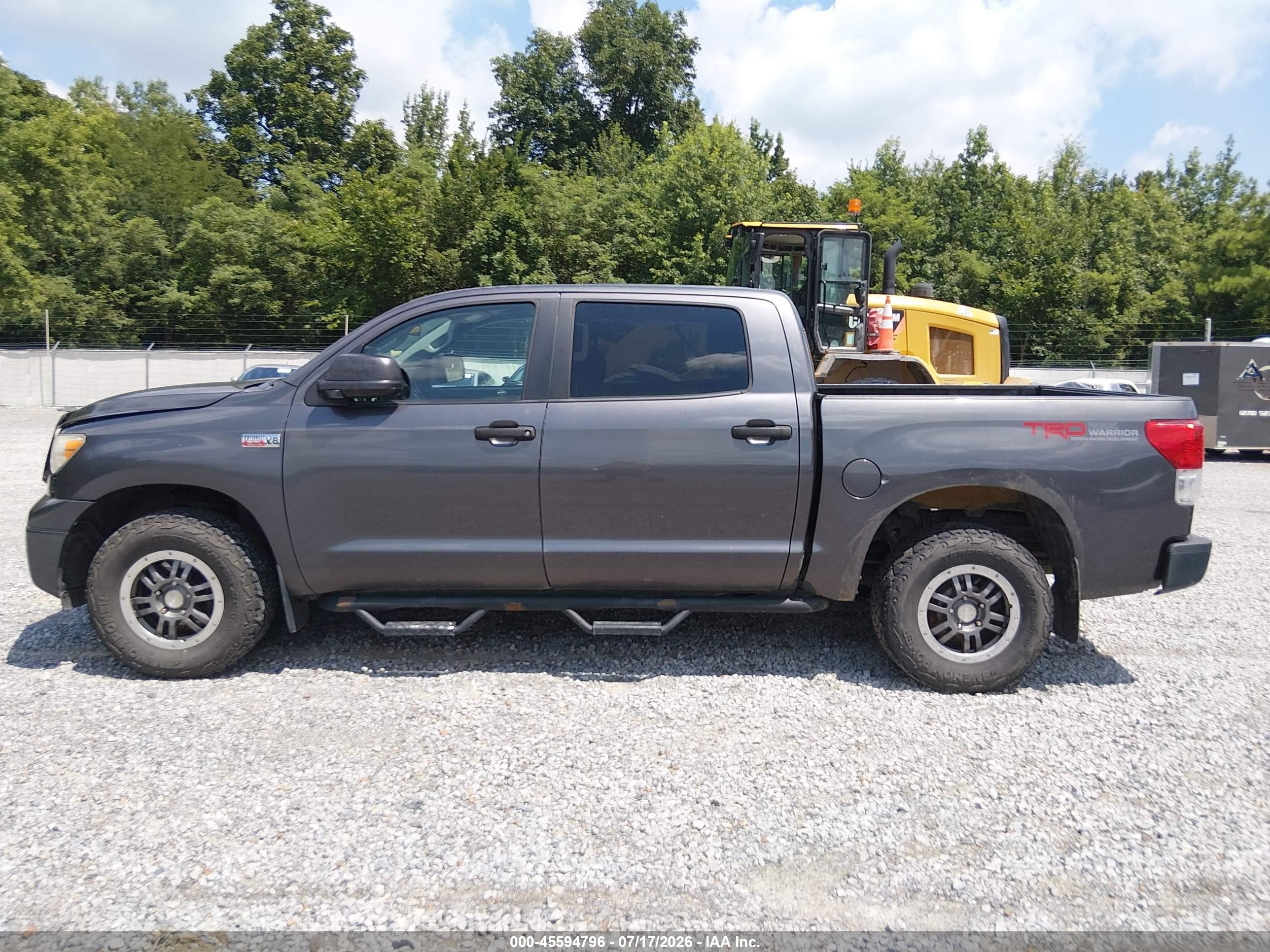 2011 Toyota Tundra Grade 5.7l V8 Gray vin: 5TFDW5F18BX199239