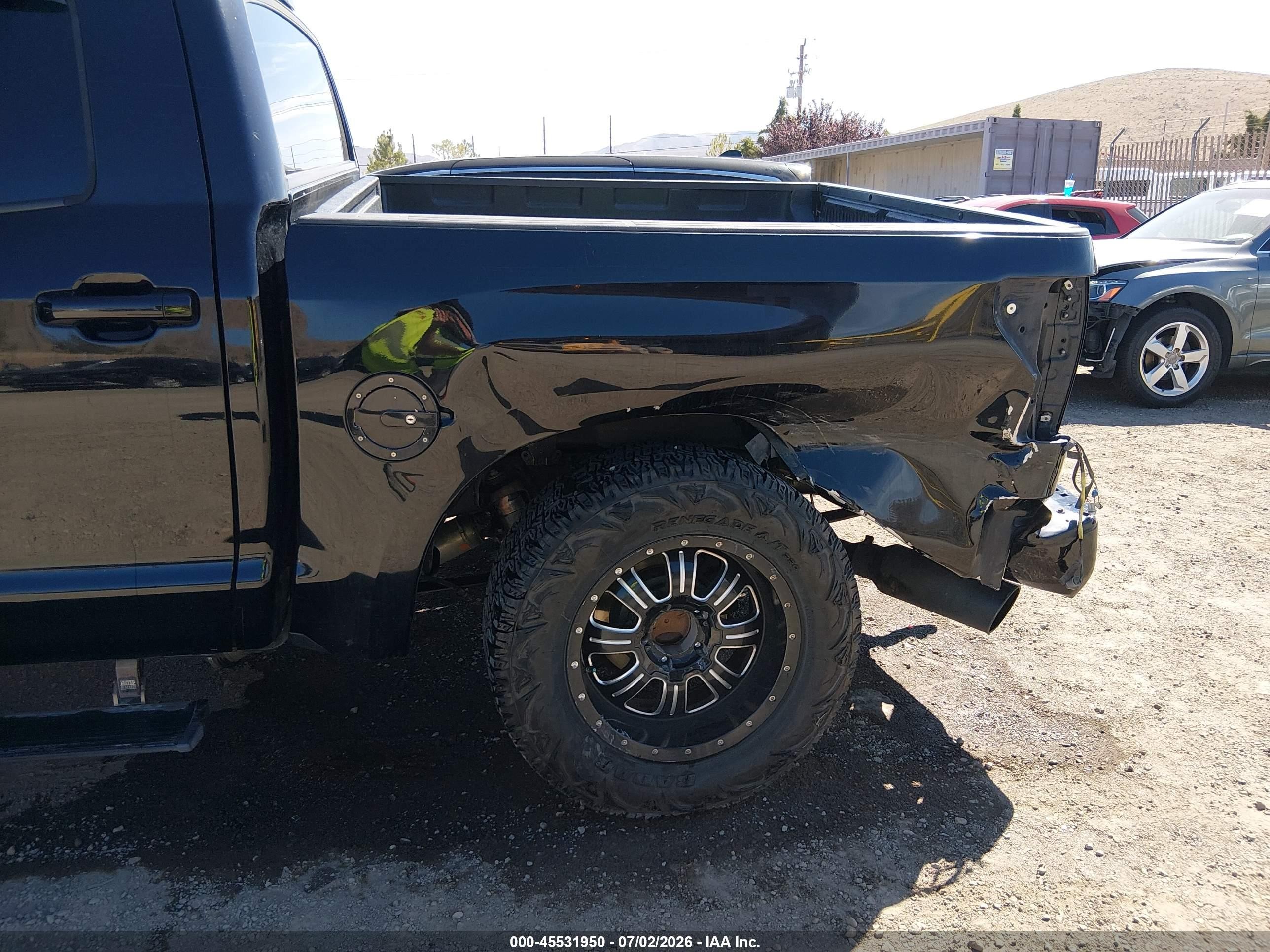 2012 Toyota Tundra Grade 5.7l V8 Black vin: 5TFDW5F18CX214923