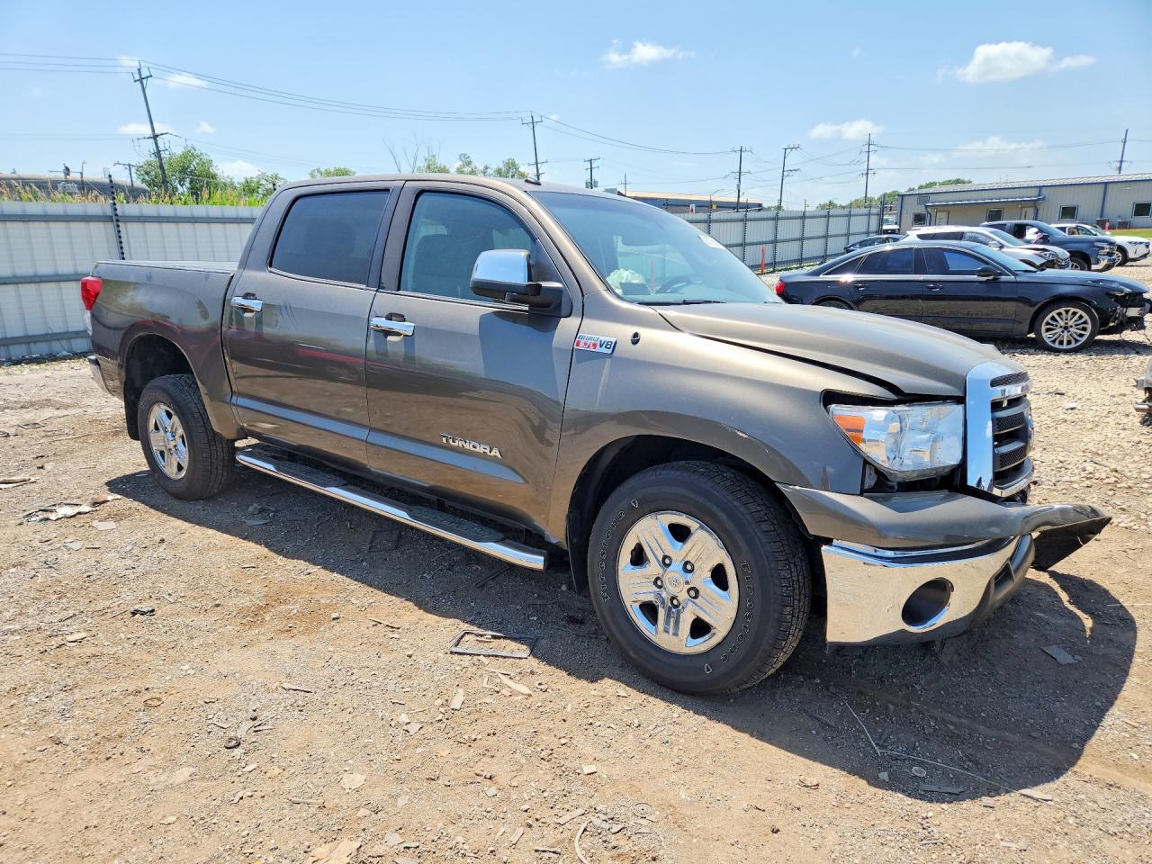 2012 Toyota Tundra Crewmax Sr5 Gray vin: 5TFDW5F18CX231382