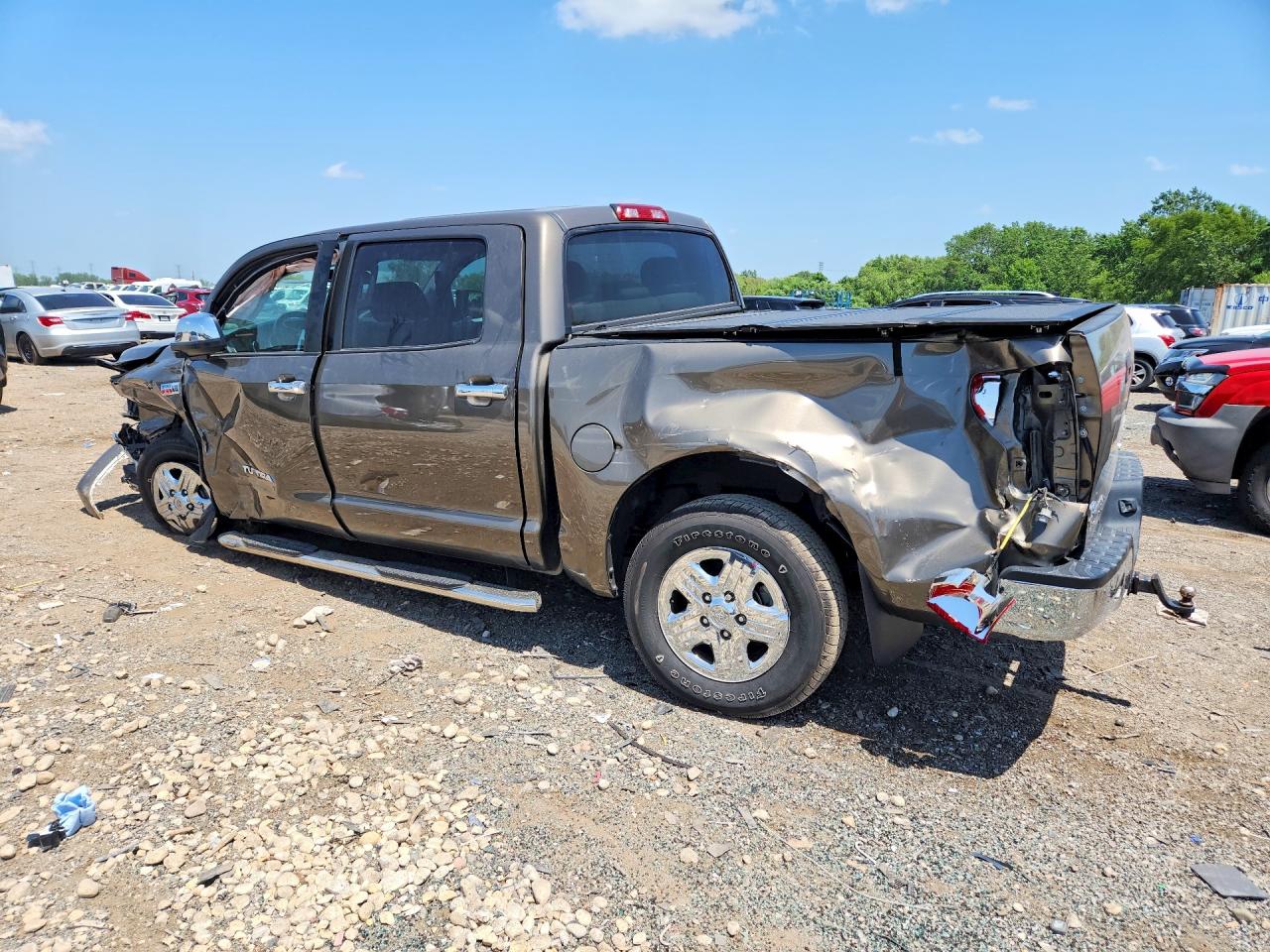 2012 Toyota Tundra Crewmax Sr5 Gray vin: 5TFDW5F18CX231382