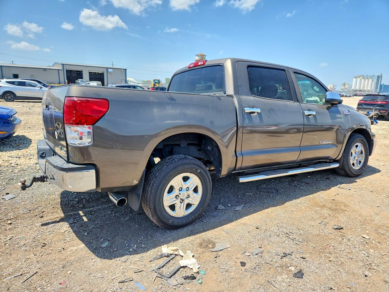 2012 Toyota Tundra Crewmax Sr5 Gray vin: 5TFDW5F18CX231382