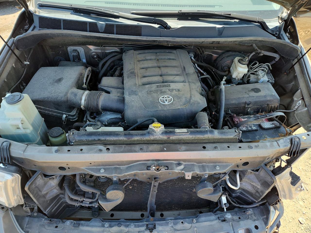 2012 Toyota Tundra Crewmax Sr5 Gray vin: 5TFDW5F18CX231382