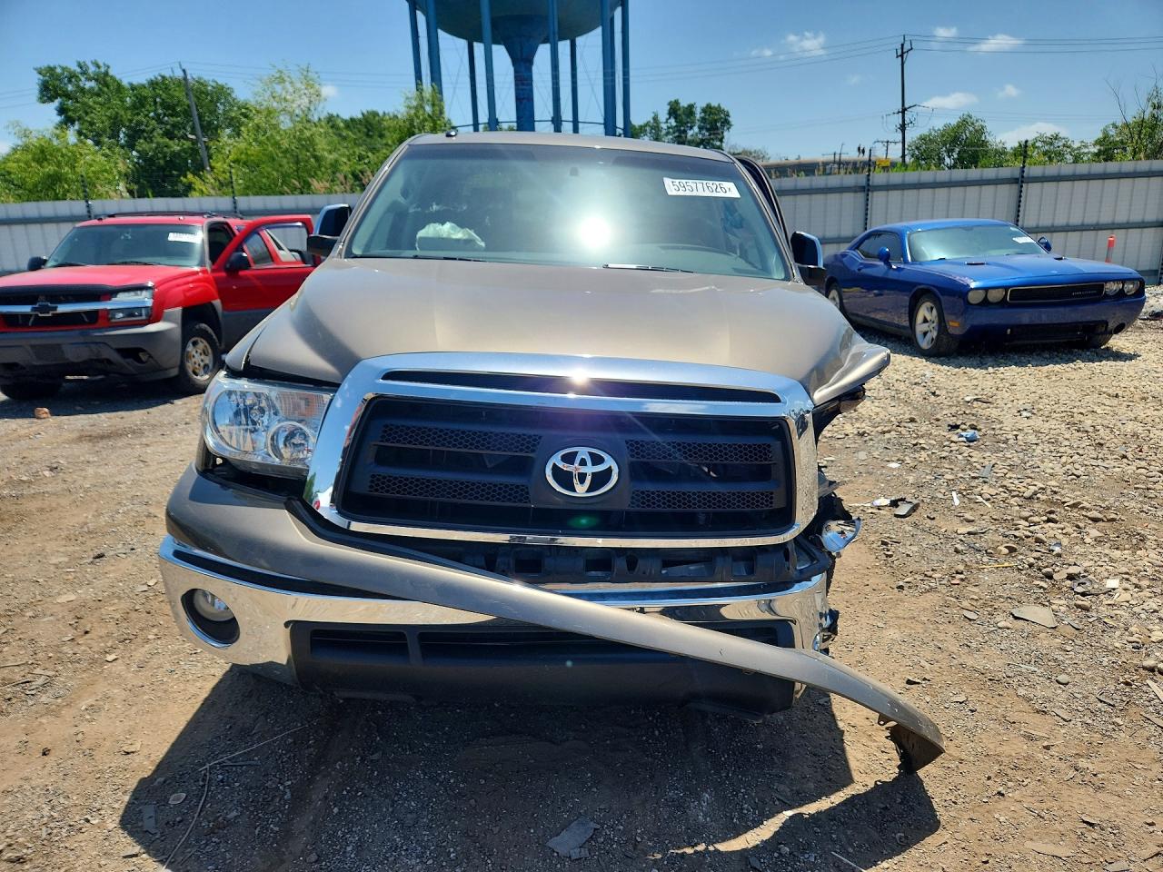 2012 Toyota Tundra Crewmax Sr5 Gray vin: 5TFDW5F18CX231382