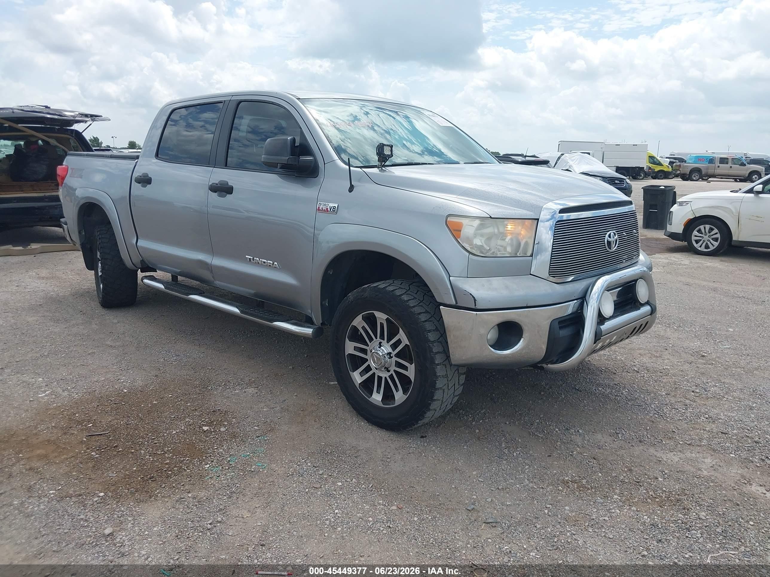2013 Toyota Tundra Grade 5.7l V8 Silver vin: 5TFDW5F18DX306566
