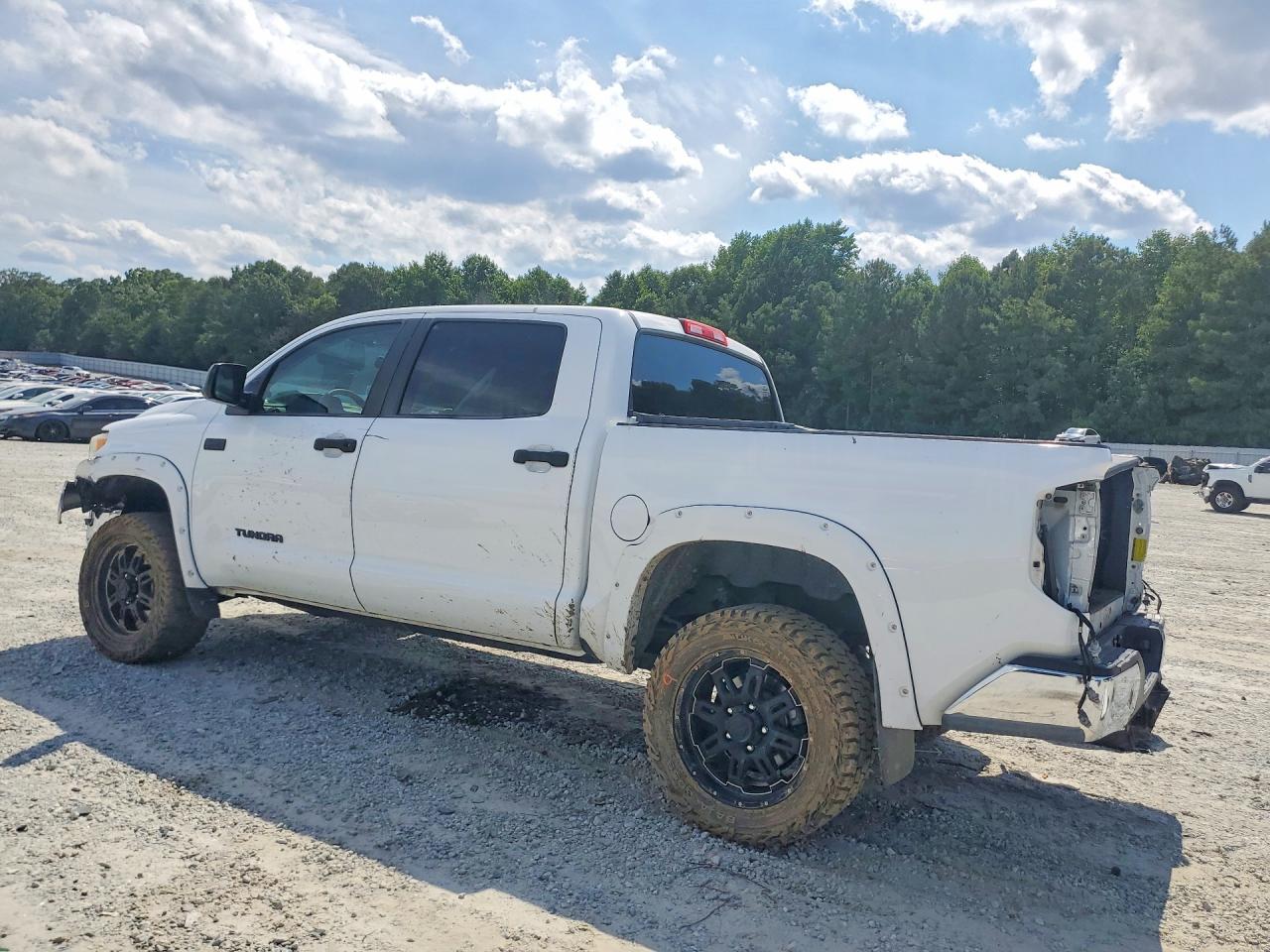 2015 Toyota Tundra Sr5 White vin: 5TFDW5F18FX457071