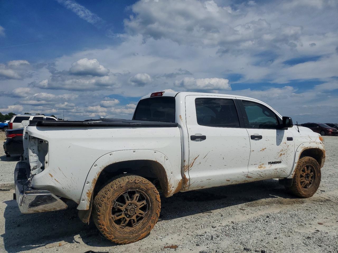 2015 Toyota Tundra Sr5 White vin: 5TFDW5F18FX457071