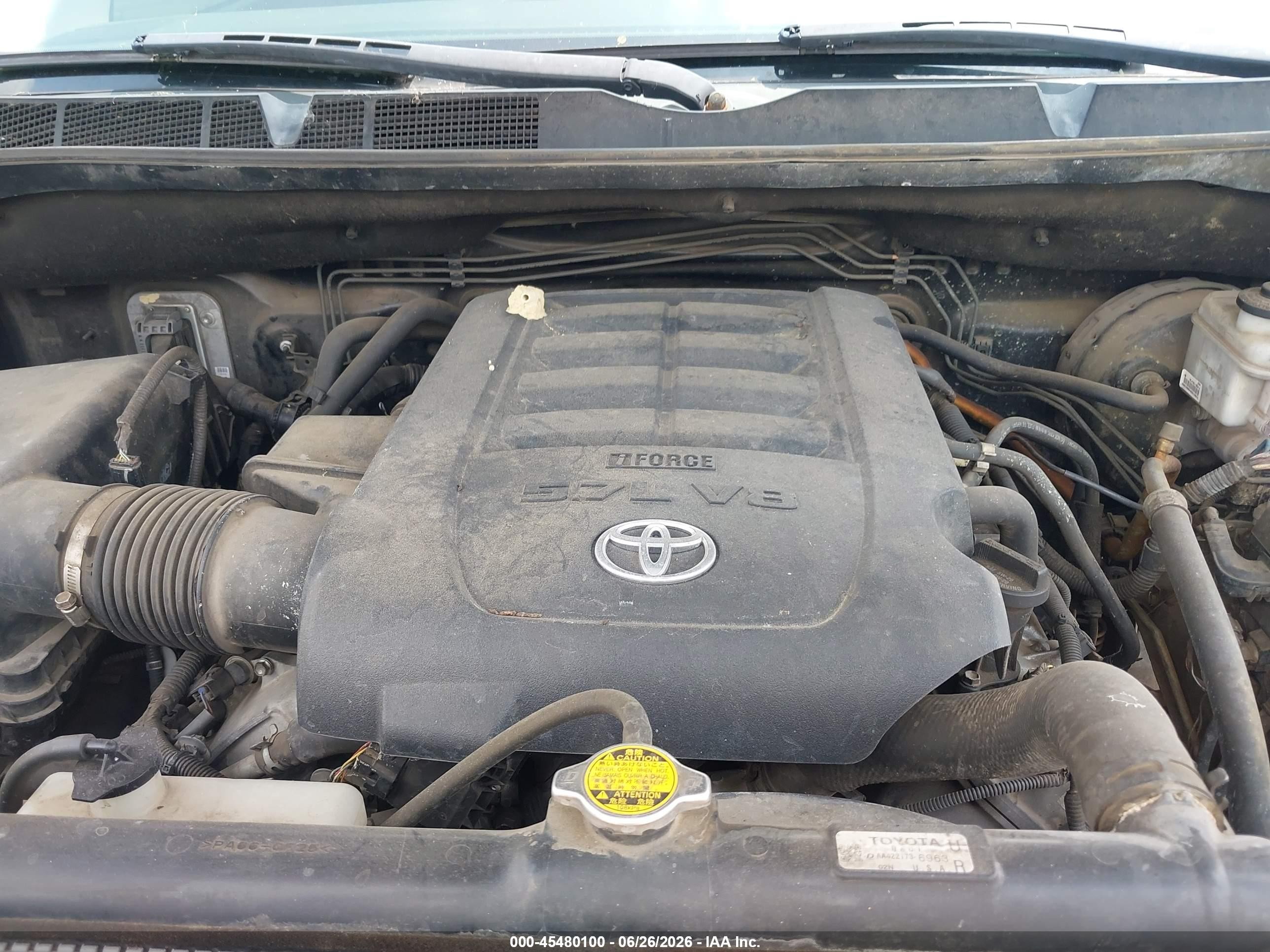 2011 Toyota Tundra Grade 5.7l V8 Black vin: 5TFDW5F19BX191487