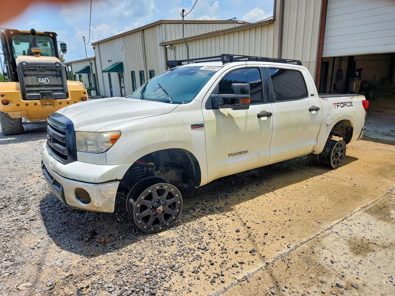 2012 Toyota Tundra Crewmax Sr5 White vin: 5TFDW5F19CX211285