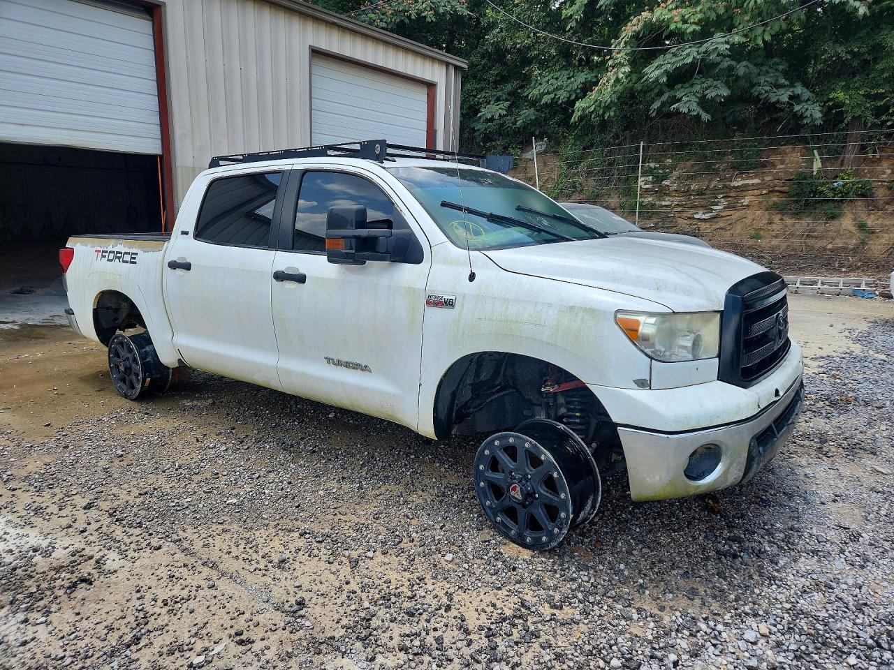 2012 Toyota Tundra Crewmax Sr5 White vin: 5TFDW5F19CX211285