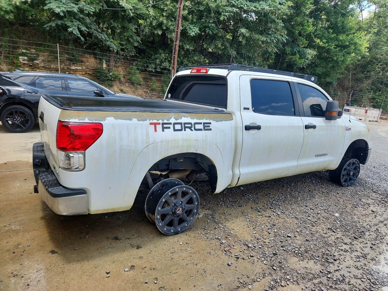 2012 Toyota Tundra Crewmax Sr5 White vin: 5TFDW5F19CX211285