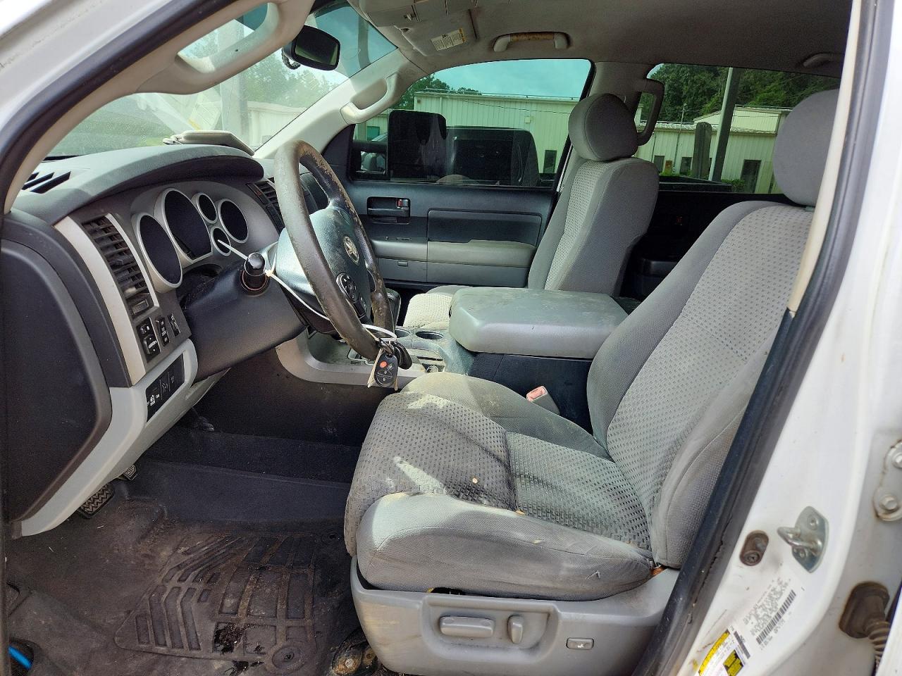 2012 Toyota Tundra Crewmax Sr5 White vin: 5TFDW5F19CX211285