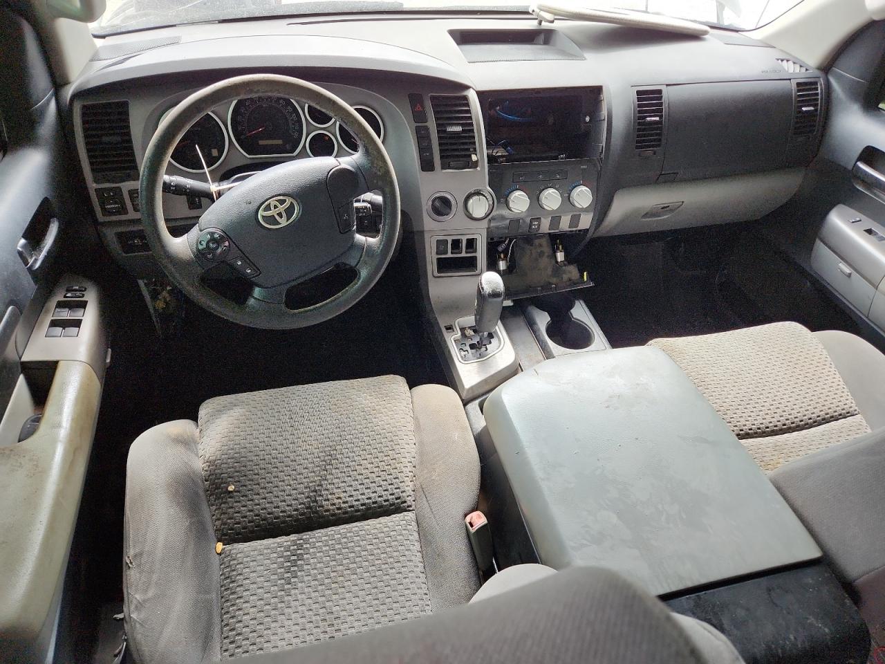 2012 Toyota Tundra Crewmax Sr5 White vin: 5TFDW5F19CX211285 Damage: Radio, Missing, Replacement Required