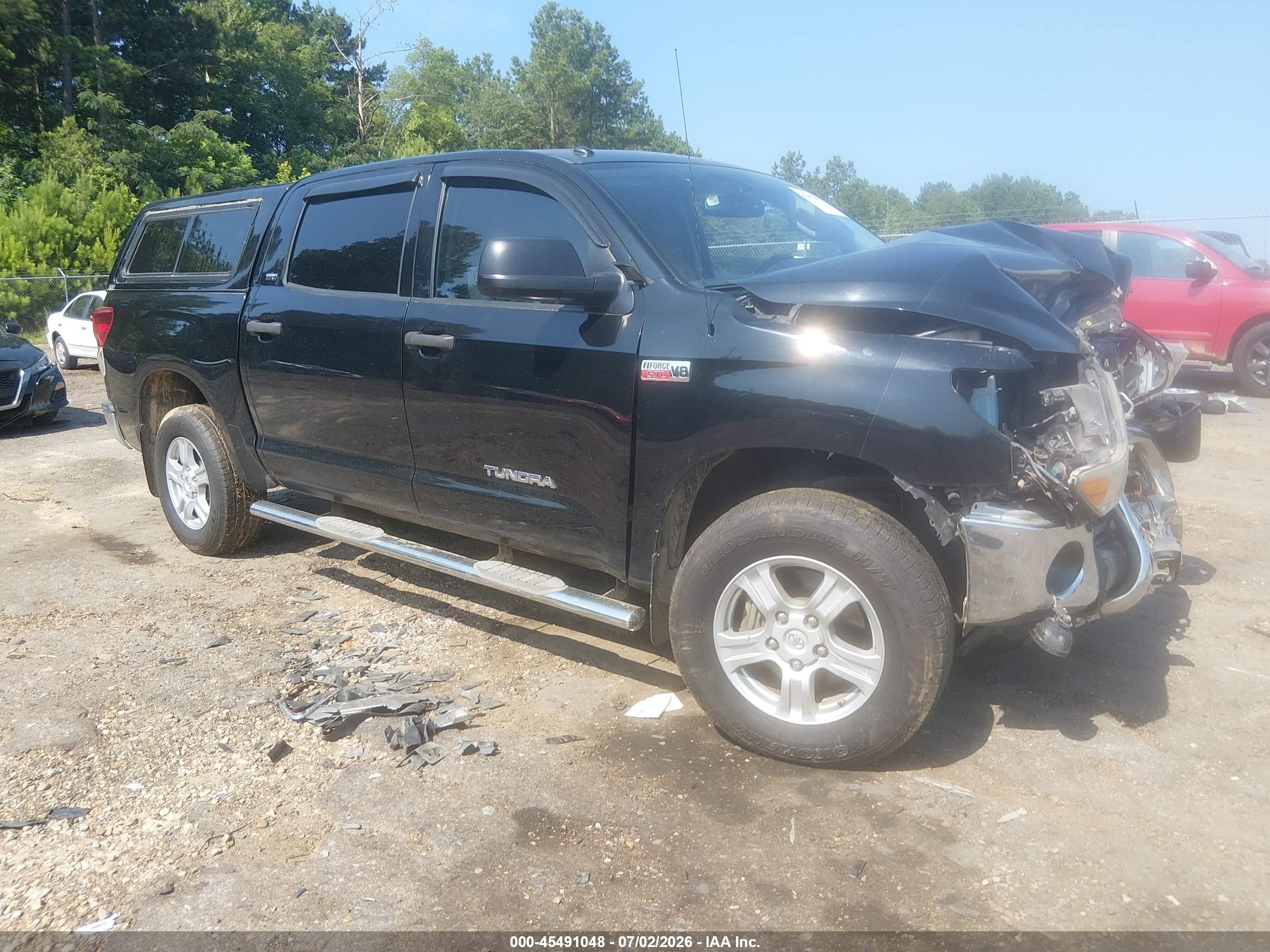 2012 Toyota Tundra Grade 5.7l V8 Черный vin: 5TFDW5F19CX251902