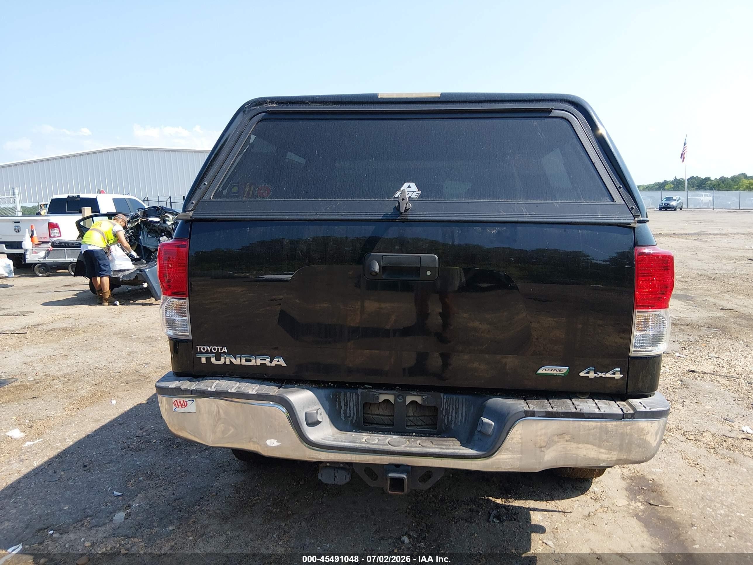 2012 Toyota Tundra Grade 5.7l V8 Black vin: 5TFDW5F19CX251902
