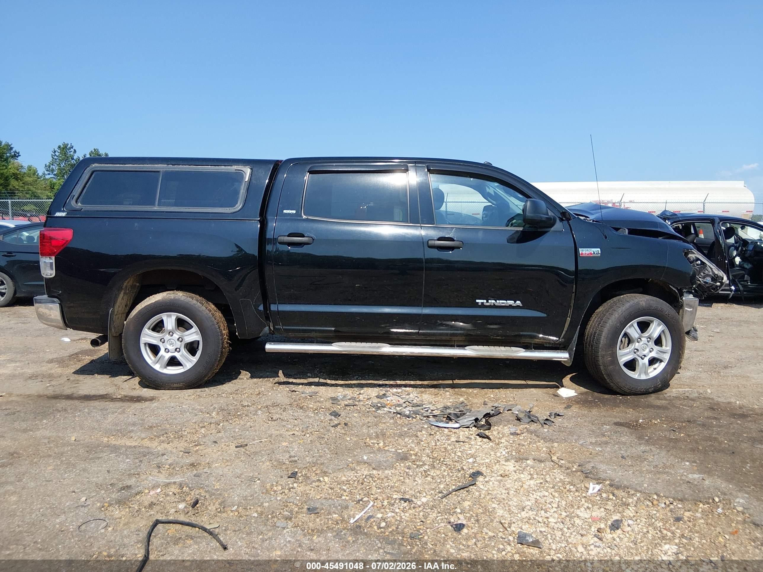 2012 Toyota Tundra Grade 5.7l V8 Black vin: 5TFDW5F19CX251902