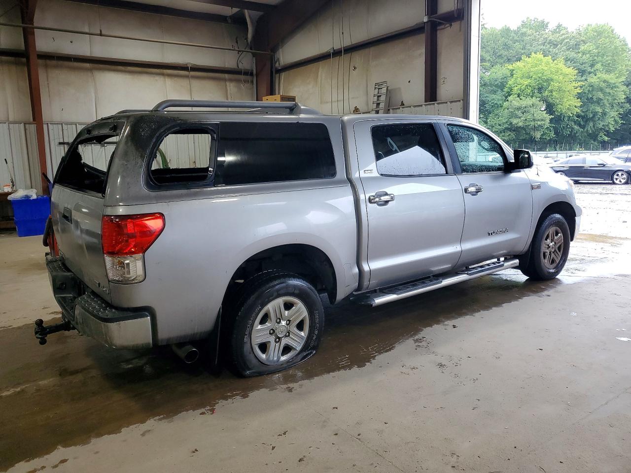 2012 Toyota Tundra Crewmax Sr5 Silver vin: 5TFDW5F19CX253410