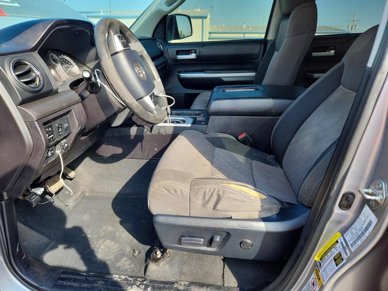2014 Toyota Tundra Crewmax Sr5 Silver vin: 5TFDW5F19EX408265