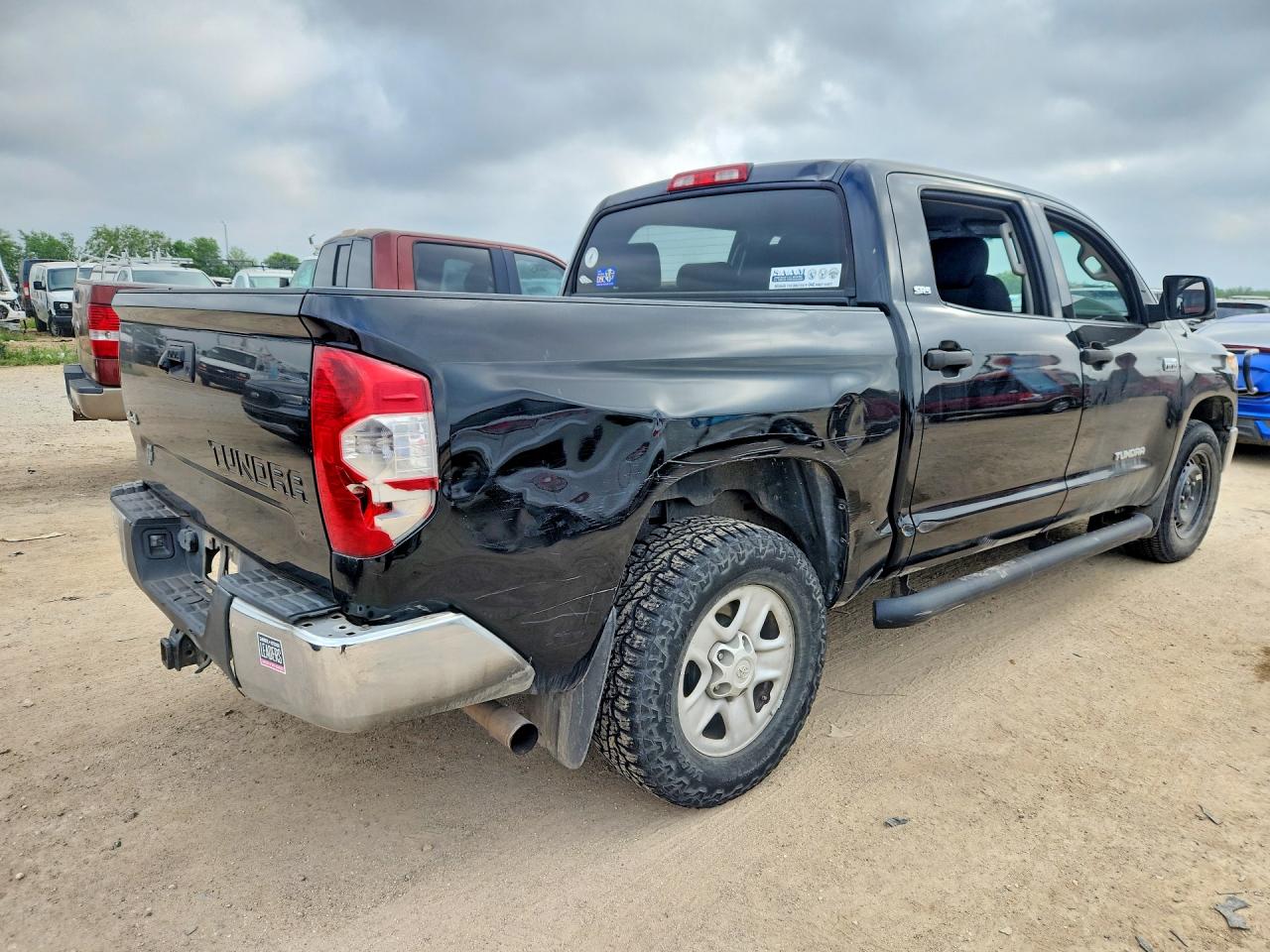 2015 Toyota Tundra Sr5 Black vin: 5TFDW5F19FX417002