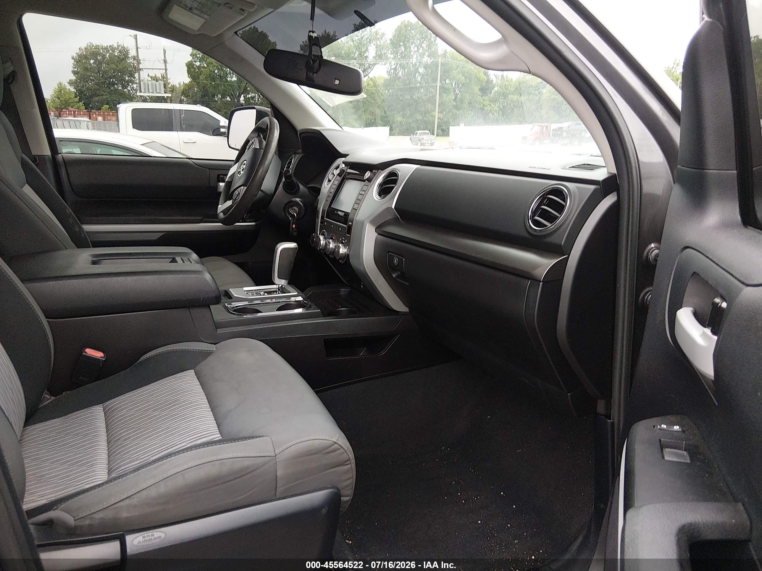 2015 Toyota Tundra Sr5 5.7l V8 Gray vin: 5TFDW5F19FX429585