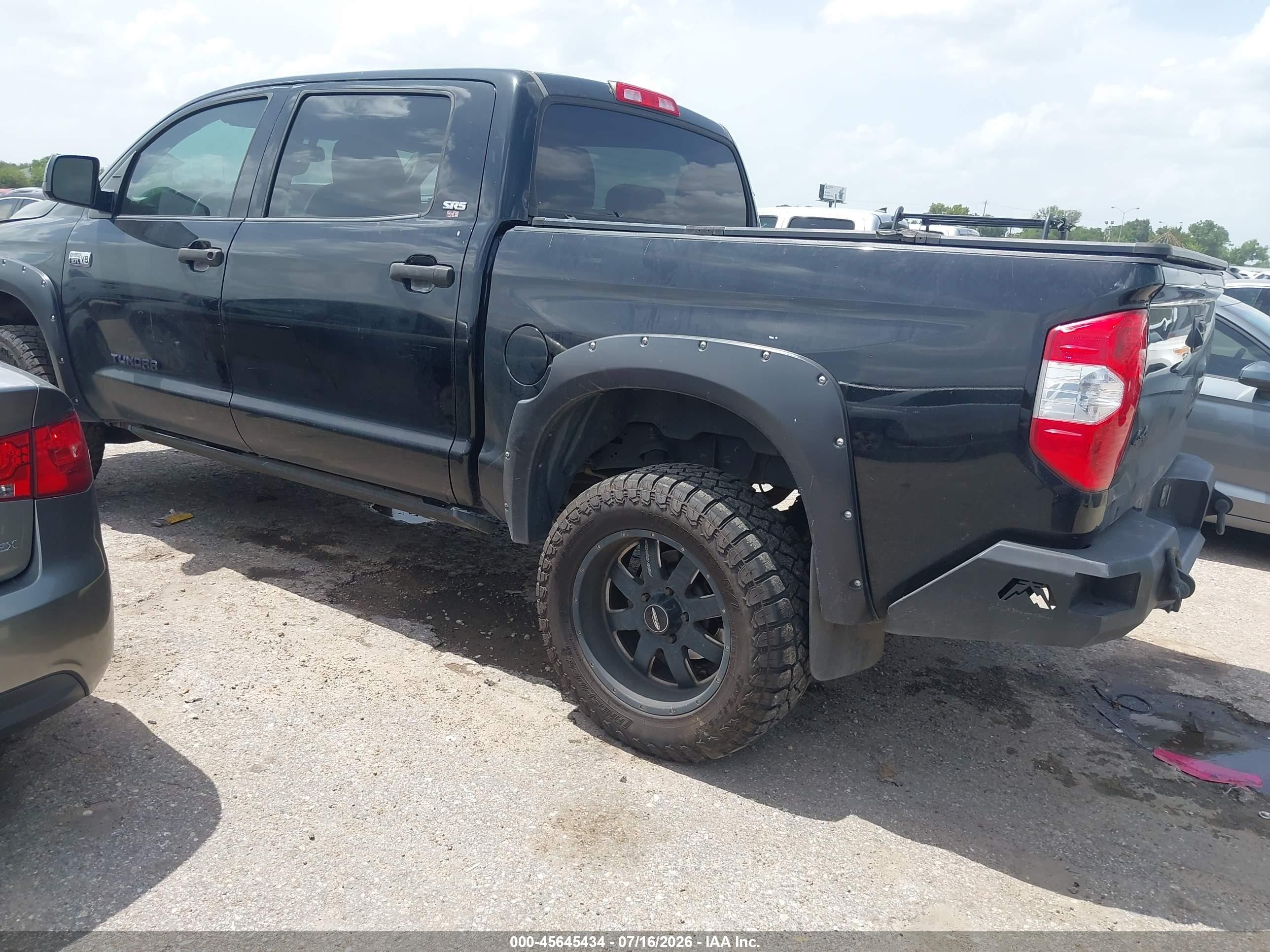 2015 Toyota Tundra Sr5 5.7l V8 Black vin: 5TFDW5F19FX463123