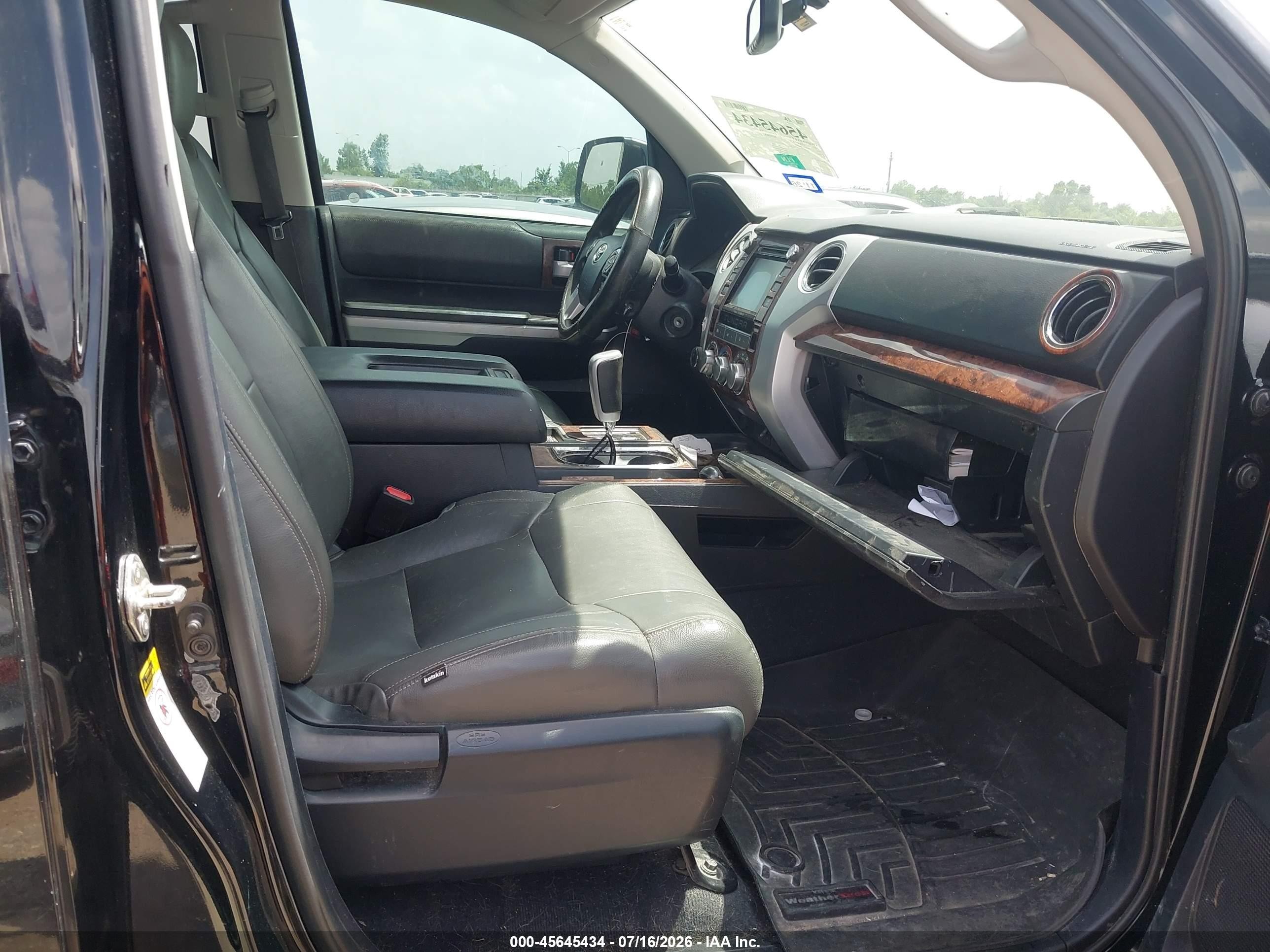 2015 Toyota Tundra Sr5 5.7l V8 Black vin: 5TFDW5F19FX463123
