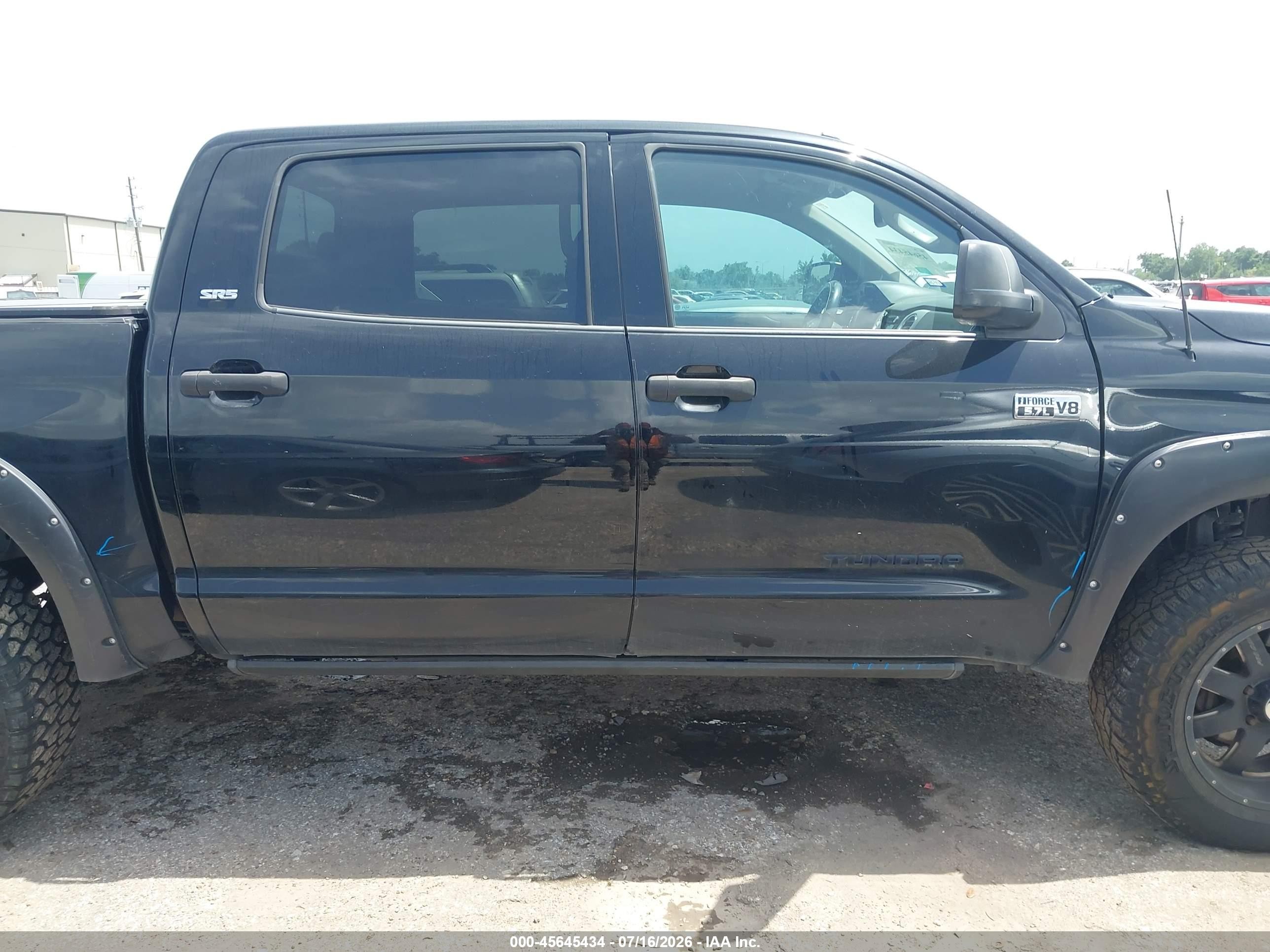 2015 Toyota Tundra Sr5 5.7l V8 Black vin: 5TFDW5F19FX463123