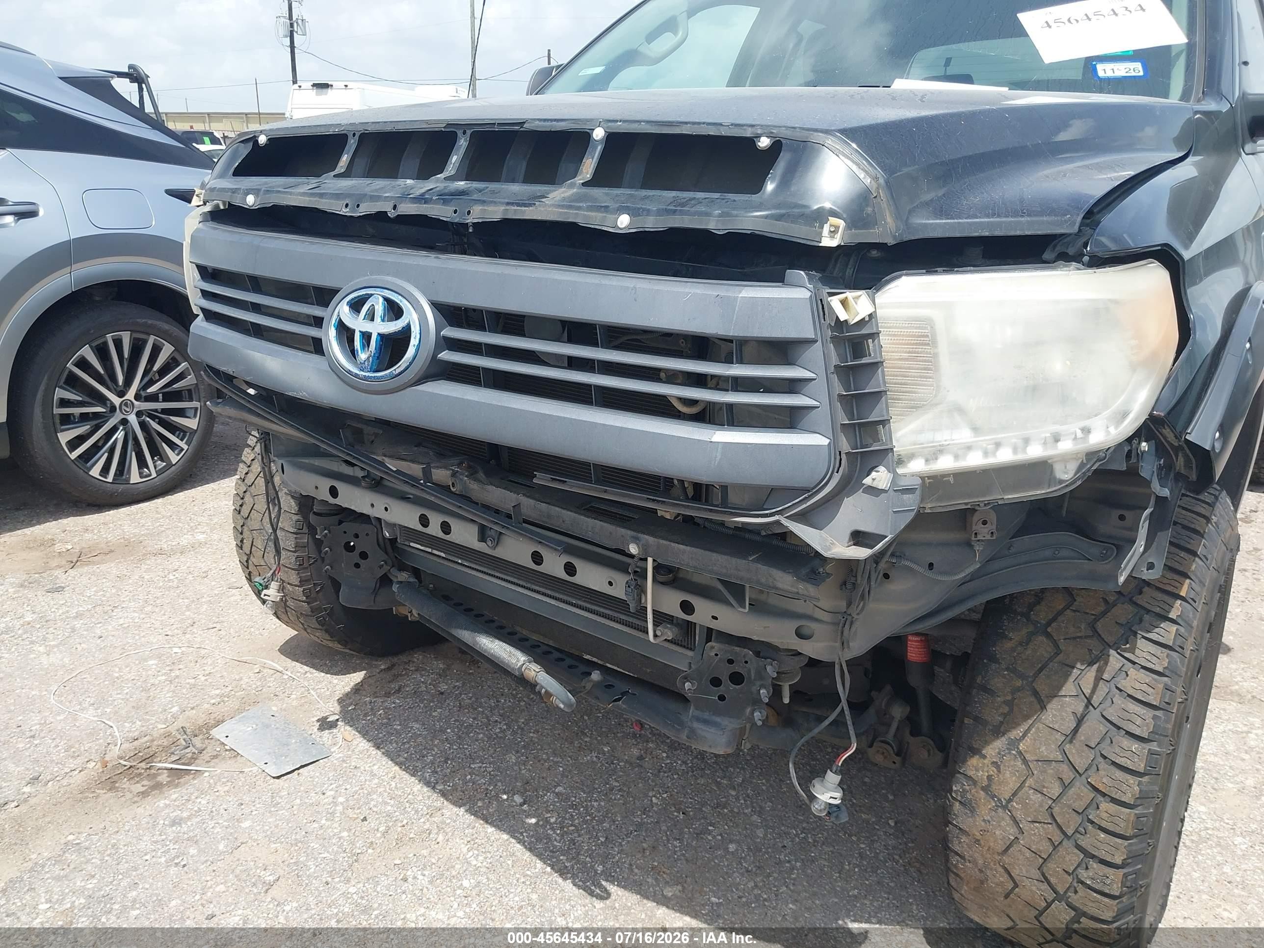 2015 Toyota Tundra Sr5 5.7l V8 Black vin: 5TFDW5F19FX463123