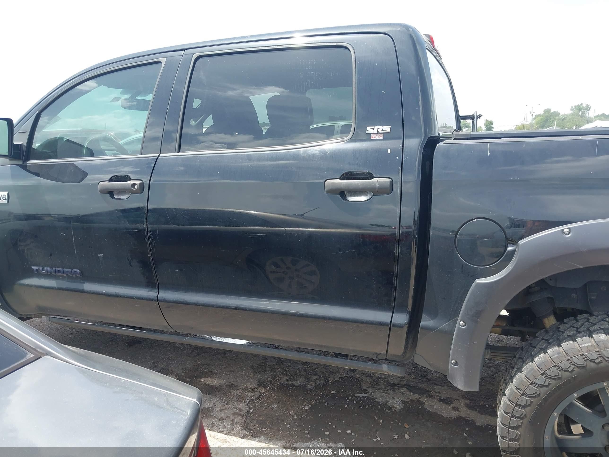 2015 Toyota Tundra Sr5 5.7l V8 Black vin: 5TFDW5F19FX463123