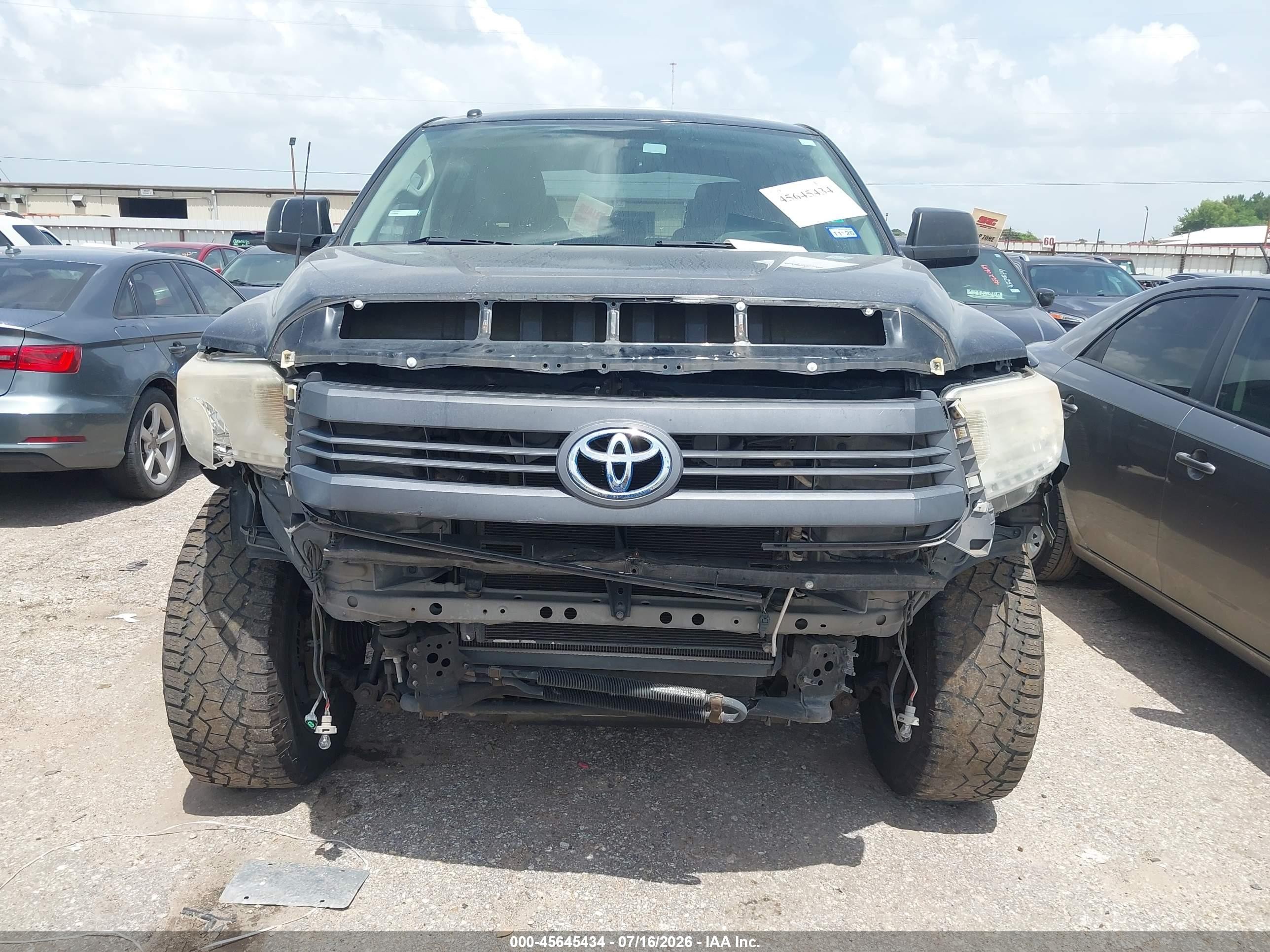 2015 Toyota Tundra Sr5 5.7l V8 Black vin: 5TFDW5F19FX463123