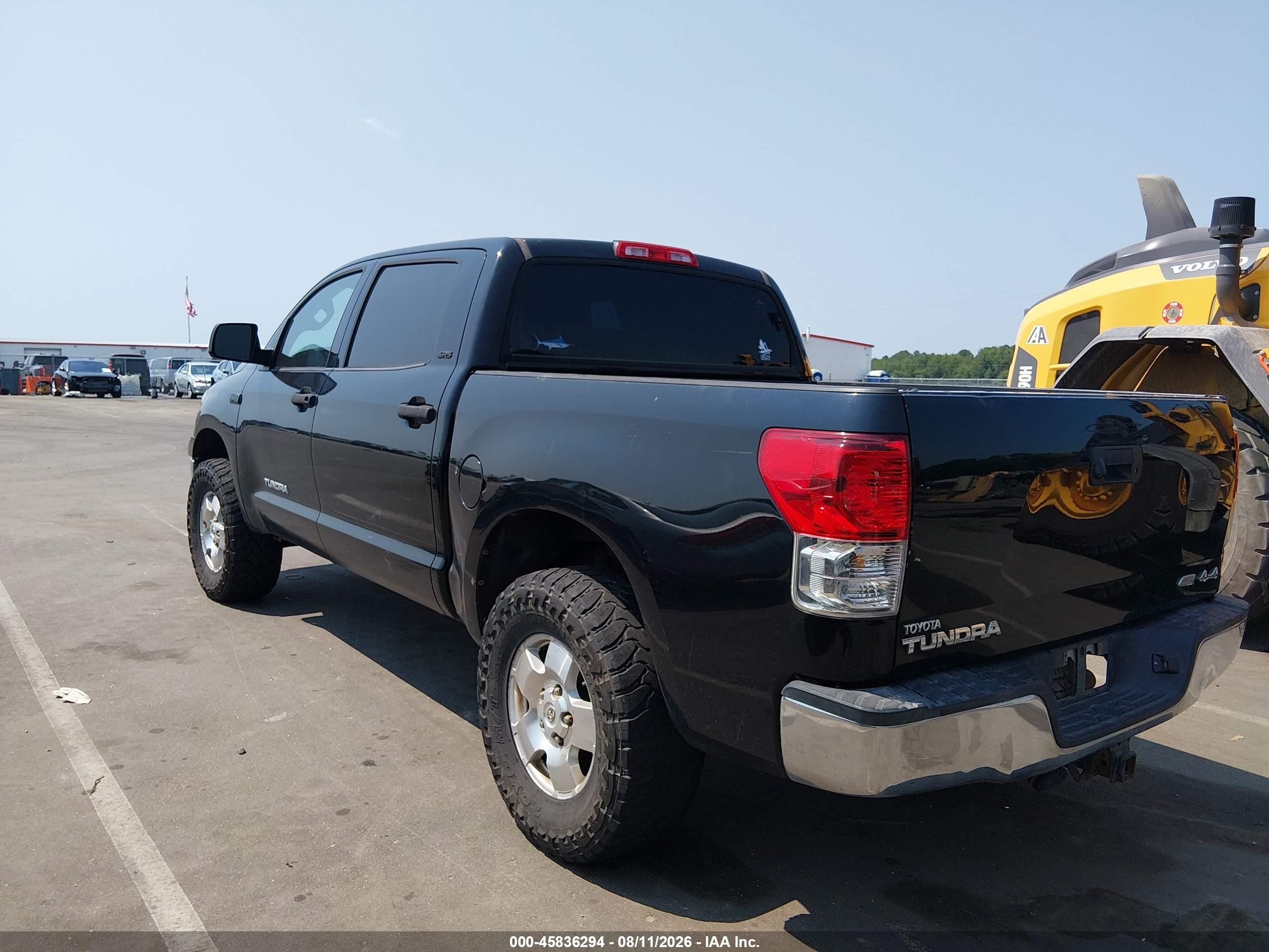 2012 Toyota Tundra Grade 5.7l V8 Black vin: 5TFDW5F1XCX255957