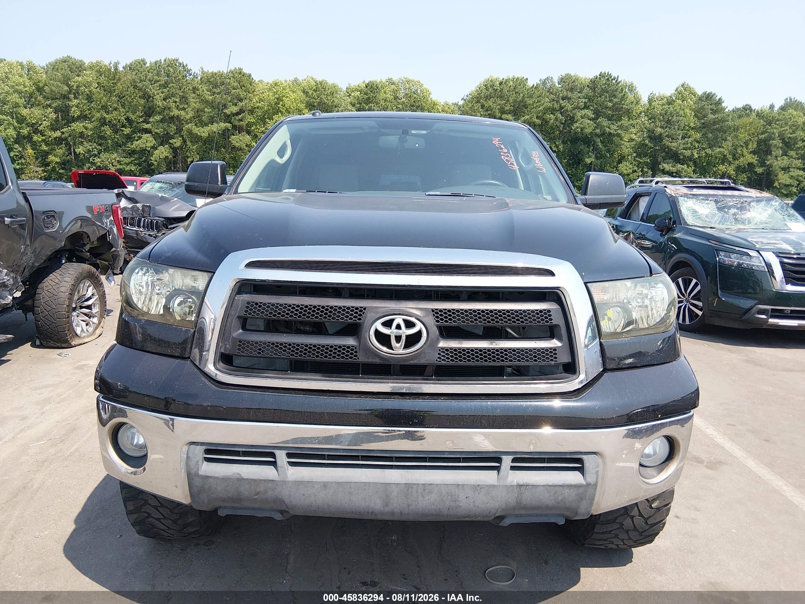 2012 Toyota Tundra Grade 5.7l V8 Black vin: 5TFDW5F1XCX255957