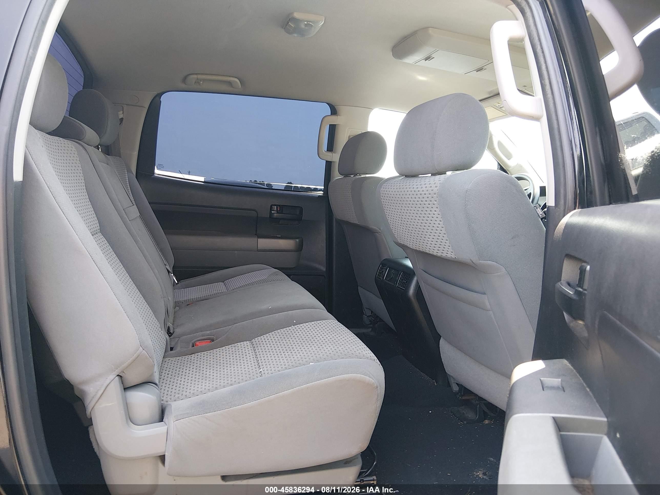 2012 Toyota Tundra Grade 5.7l V8 Black vin: 5TFDW5F1XCX255957