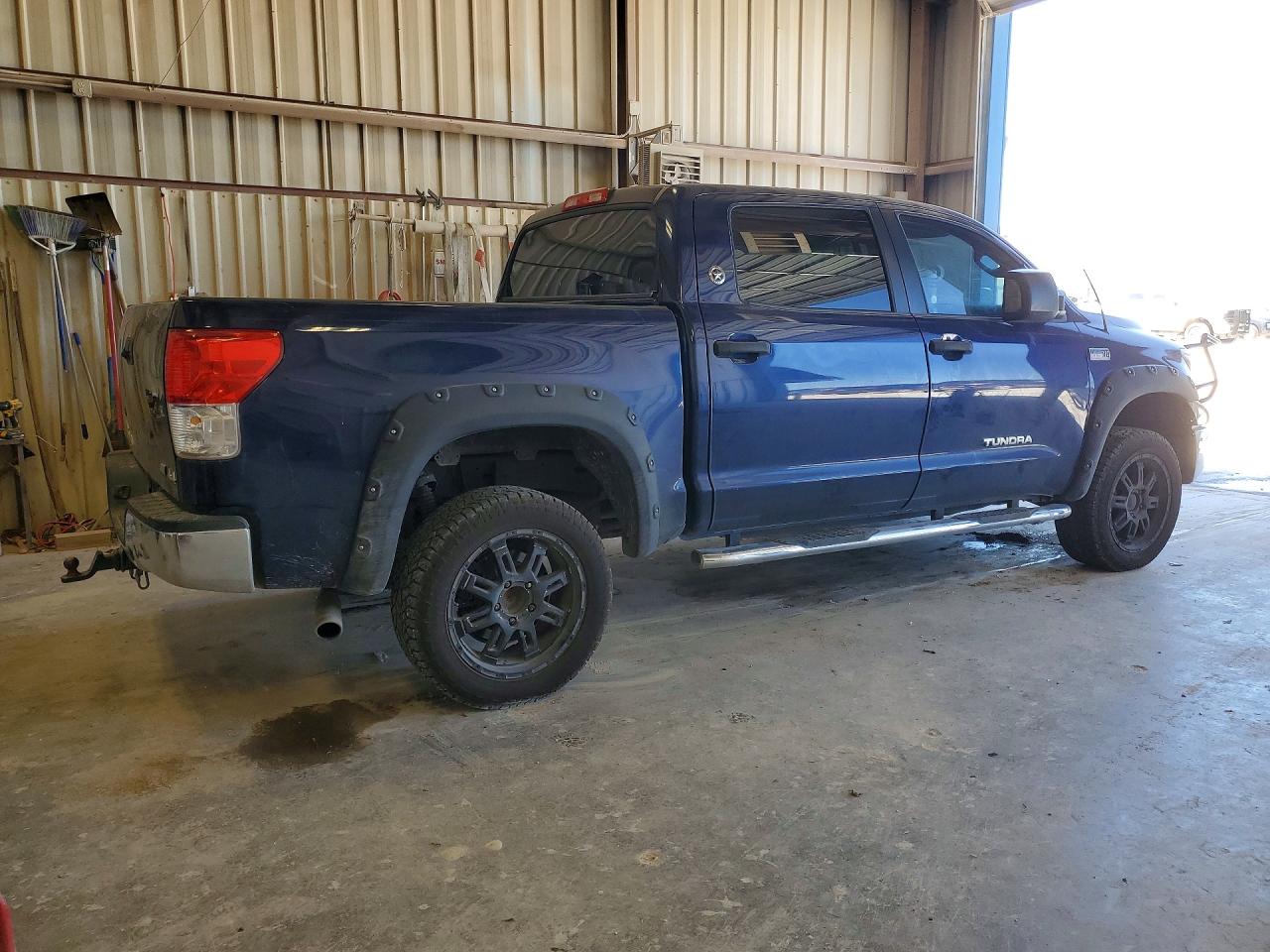 2013 Toyota Tundra Crewmax Sr5 Blue vin: 5TFDW5F1XDX317889