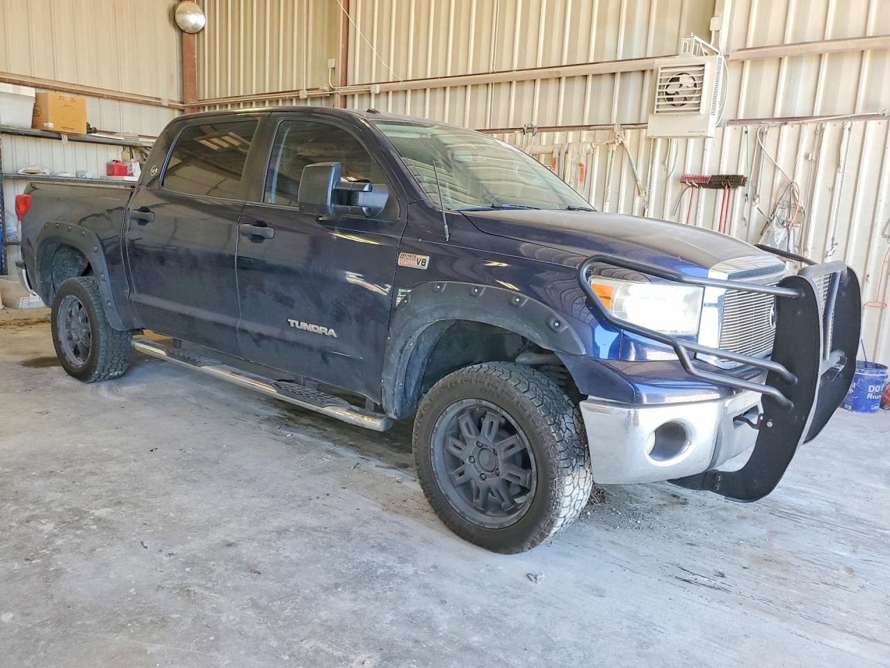 2013 Toyota Tundra Crewmax Sr5 Blue vin: 5TFDW5F1XDX317889