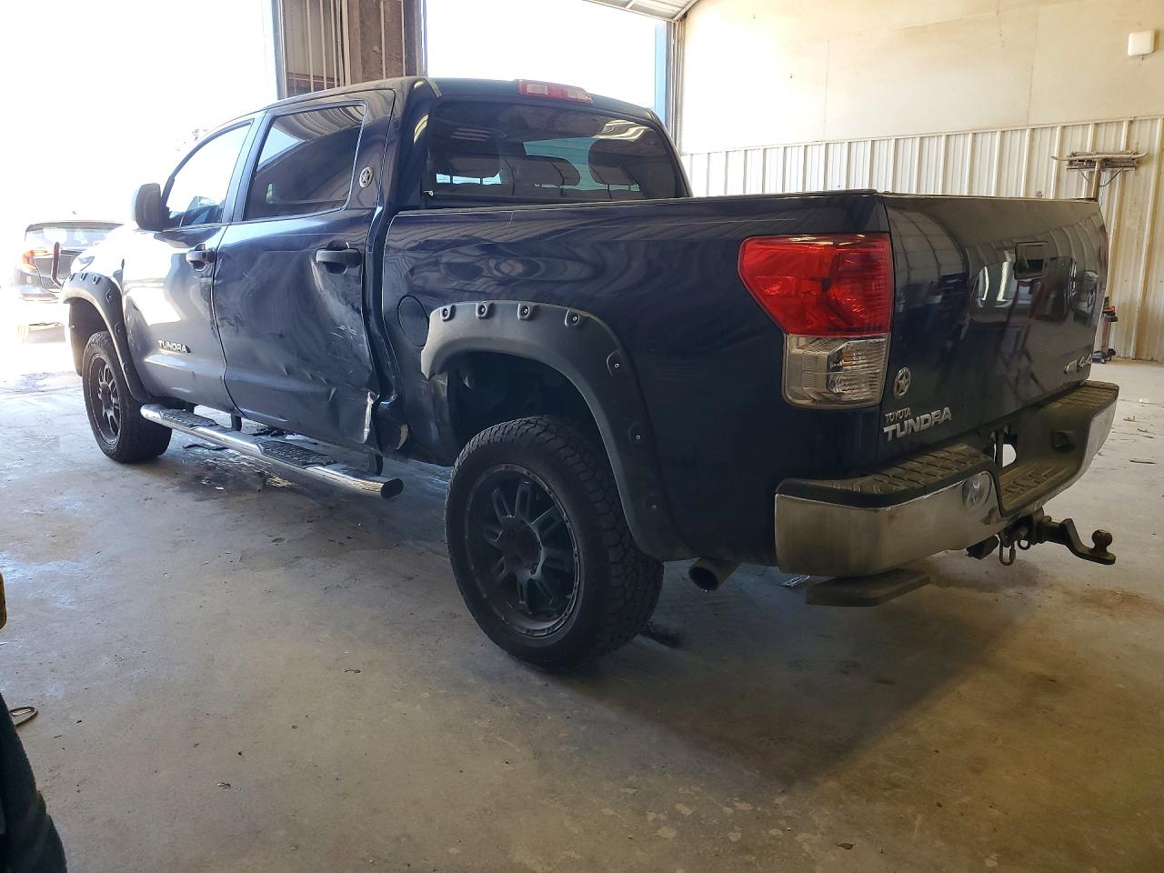2013 Toyota Tundra Crewmax Sr5 Blue vin: 5TFDW5F1XDX317889