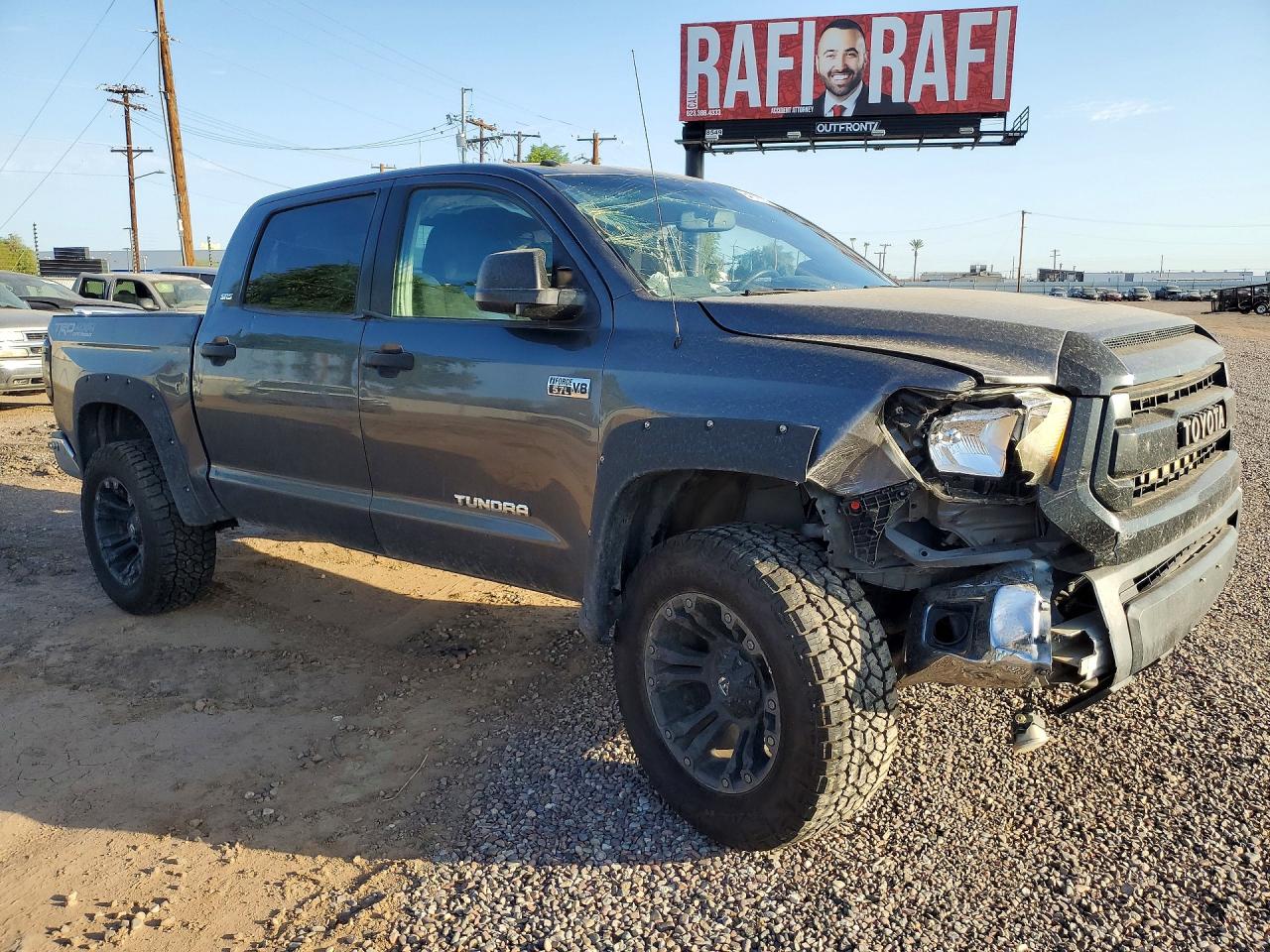 2015 Toyota Tundra Sr5 Gray vin: 5TFDW5F1XFX417834