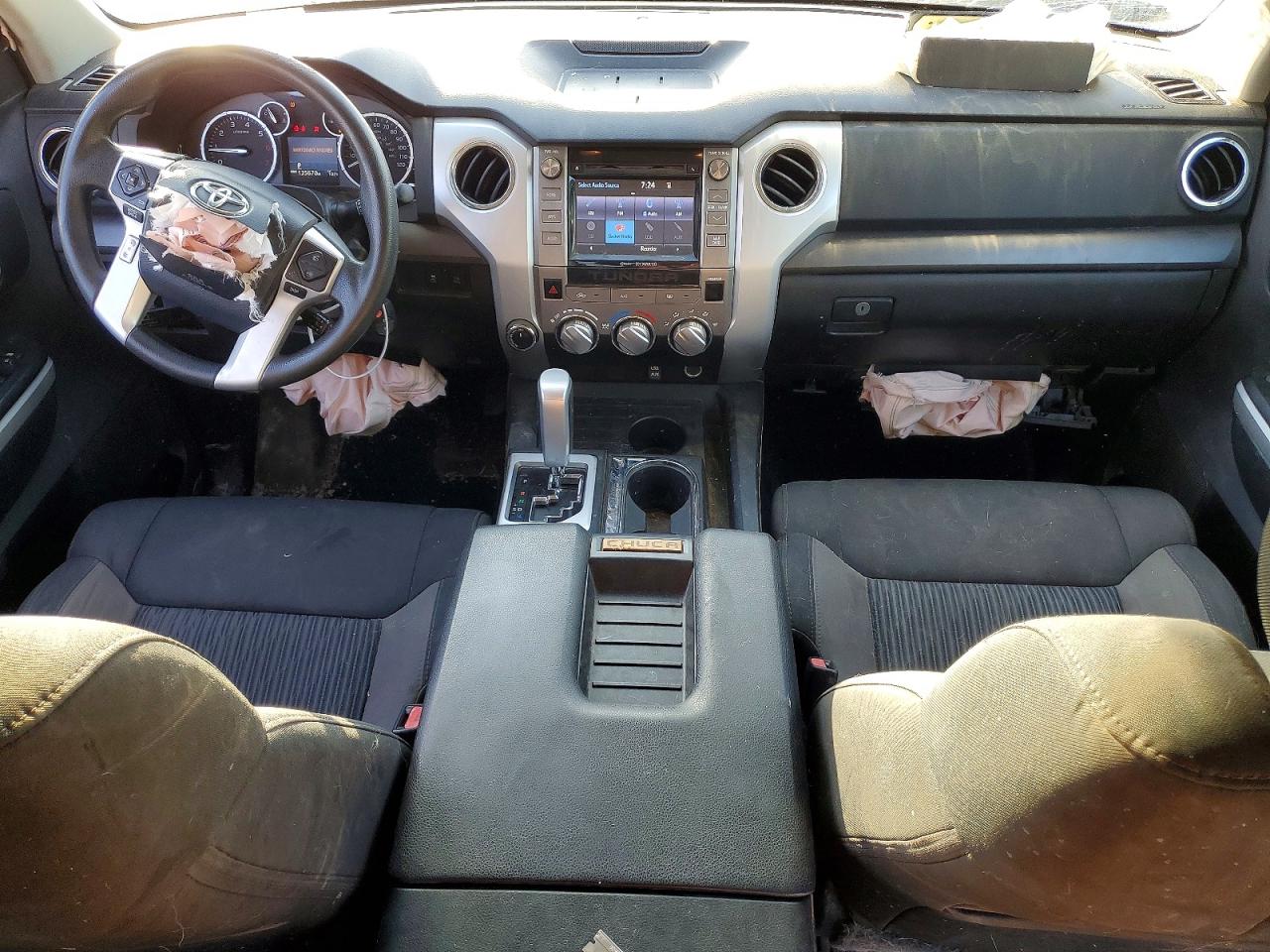 2015 Toyota Tundra Sr5 Gray vin: 5TFDW5F1XFX417834