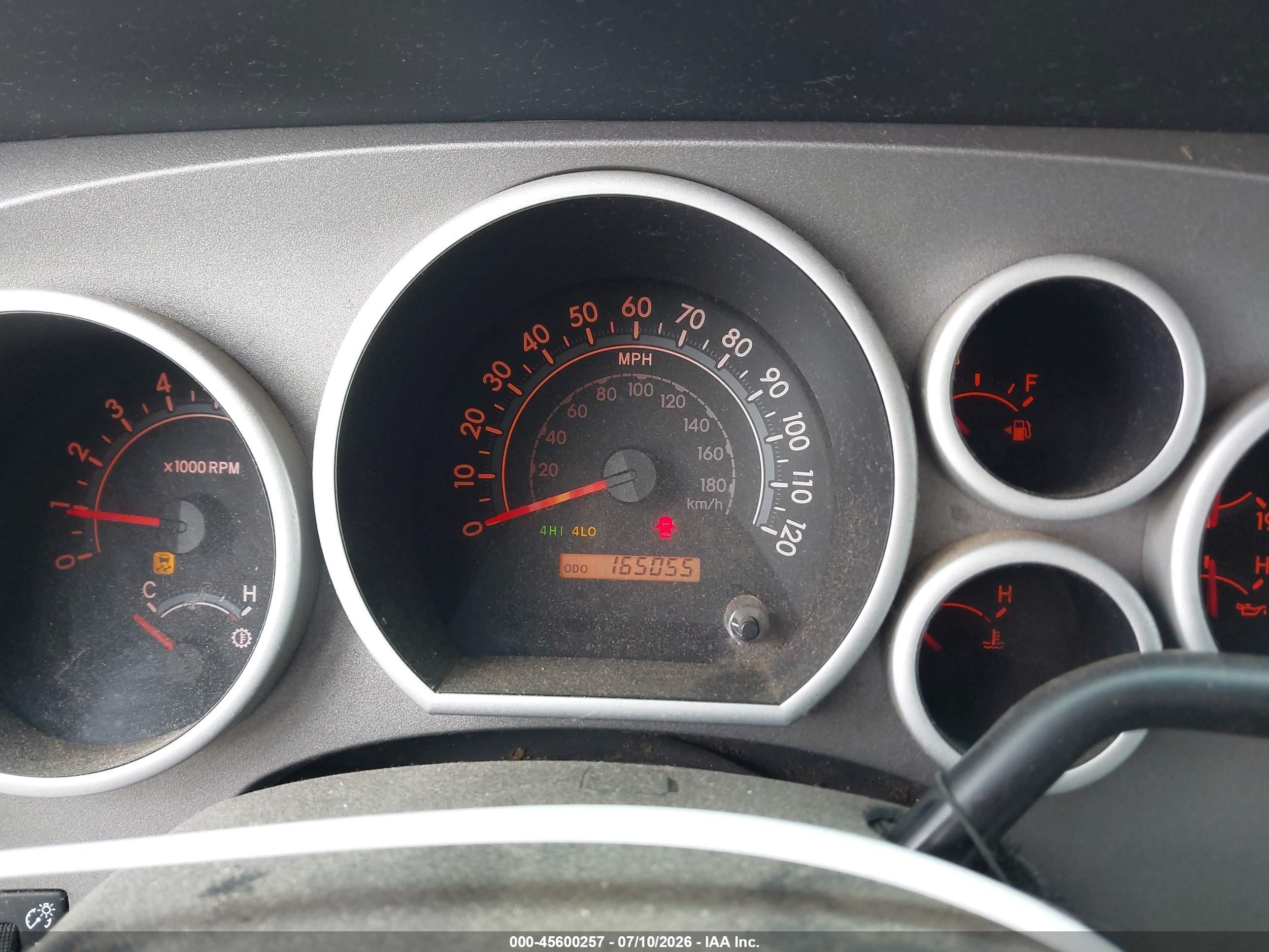 2010 Toyota Tundra Grade 5.7l V8 Silver vin: 5TFDY5F10AX099323