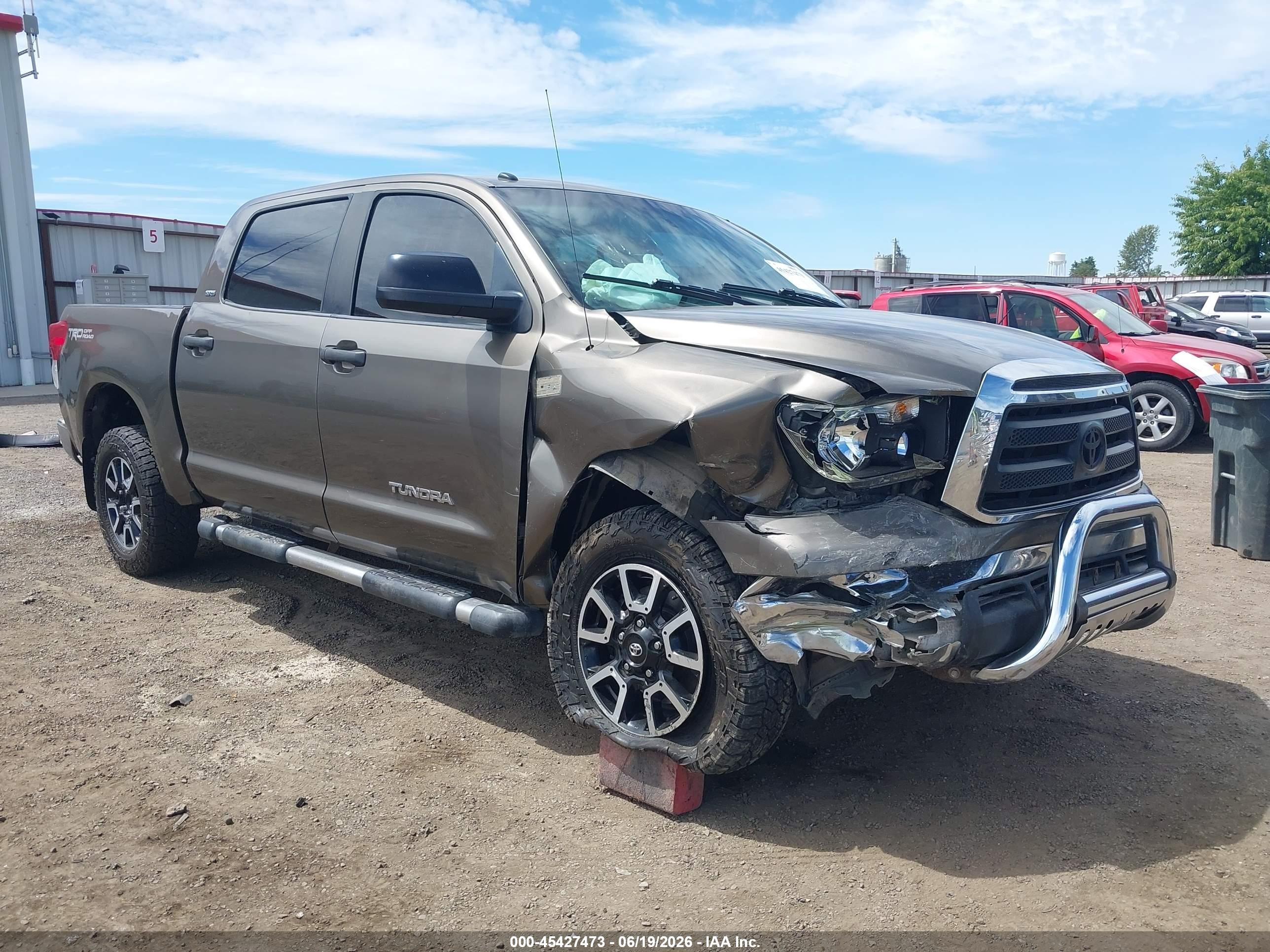 2010 Toyota Tundra Grade 5.7l V8 Brown vin: 5TFDY5F10AX101880