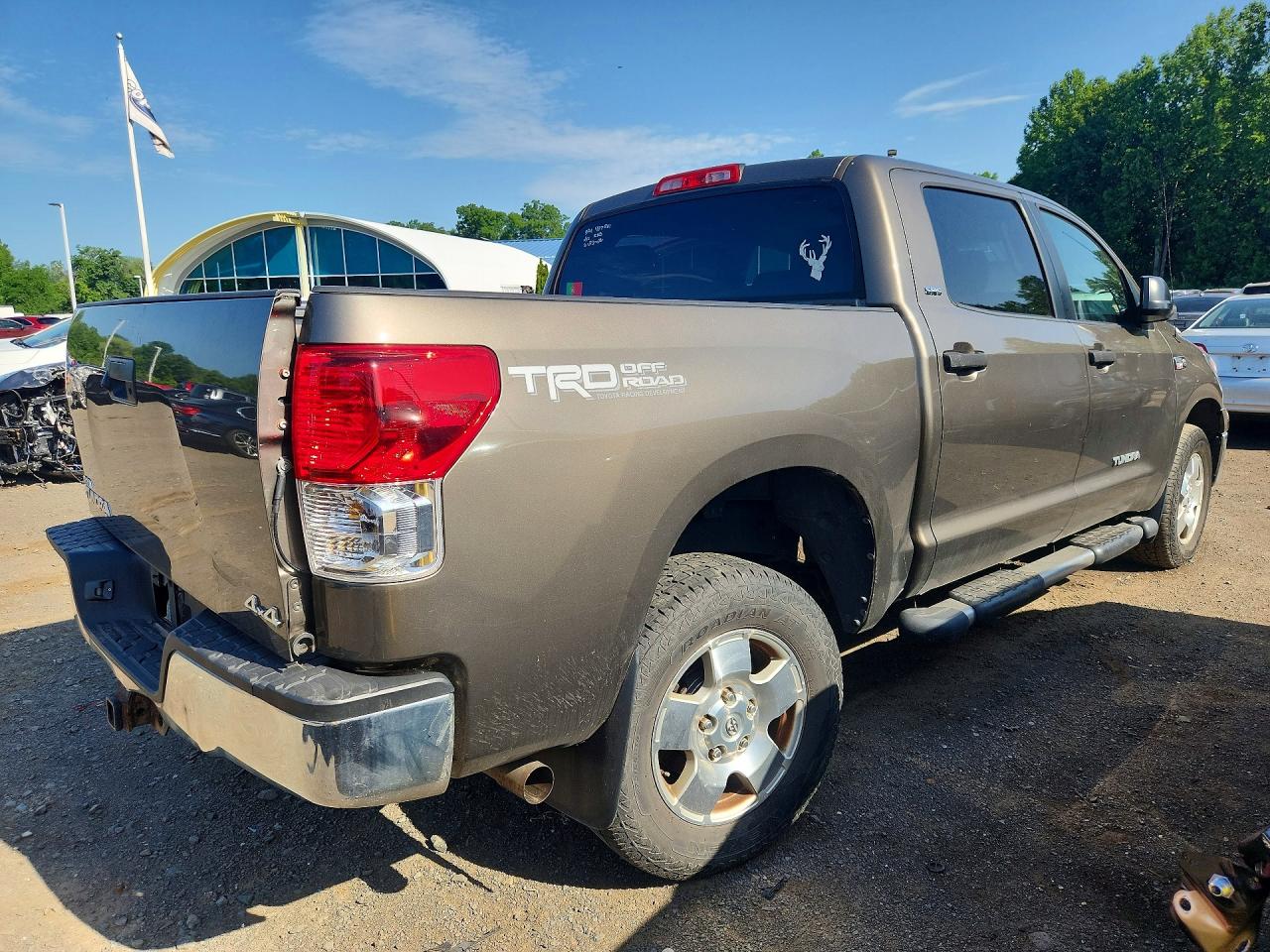2012 Toyota Tundra Crewmax Sr5 Gray vin: 5TFDY5F10CX216384