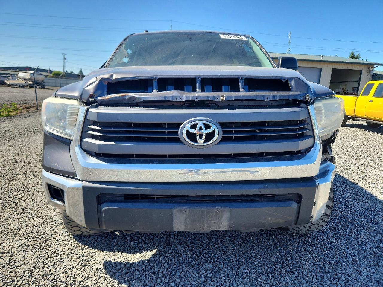 2014 Toyota Tundra Crewmax Sr5 Gray vin: 5TFDY5F10EX359046