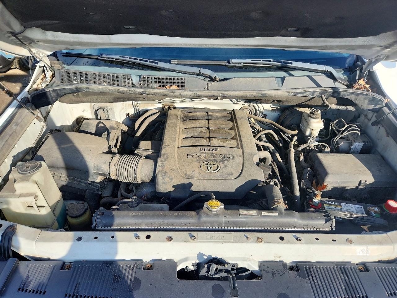 2014 Toyota Tundra Crewmax Sr5 White vin: 5TFDY5F10EX363629