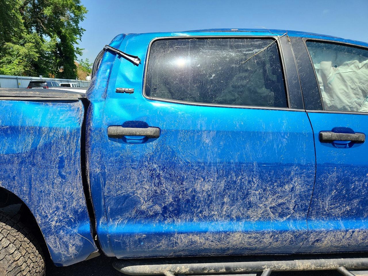 2017 Toyota Tundra Sr5 Blue vin: 5TFDY5F10HX632782
