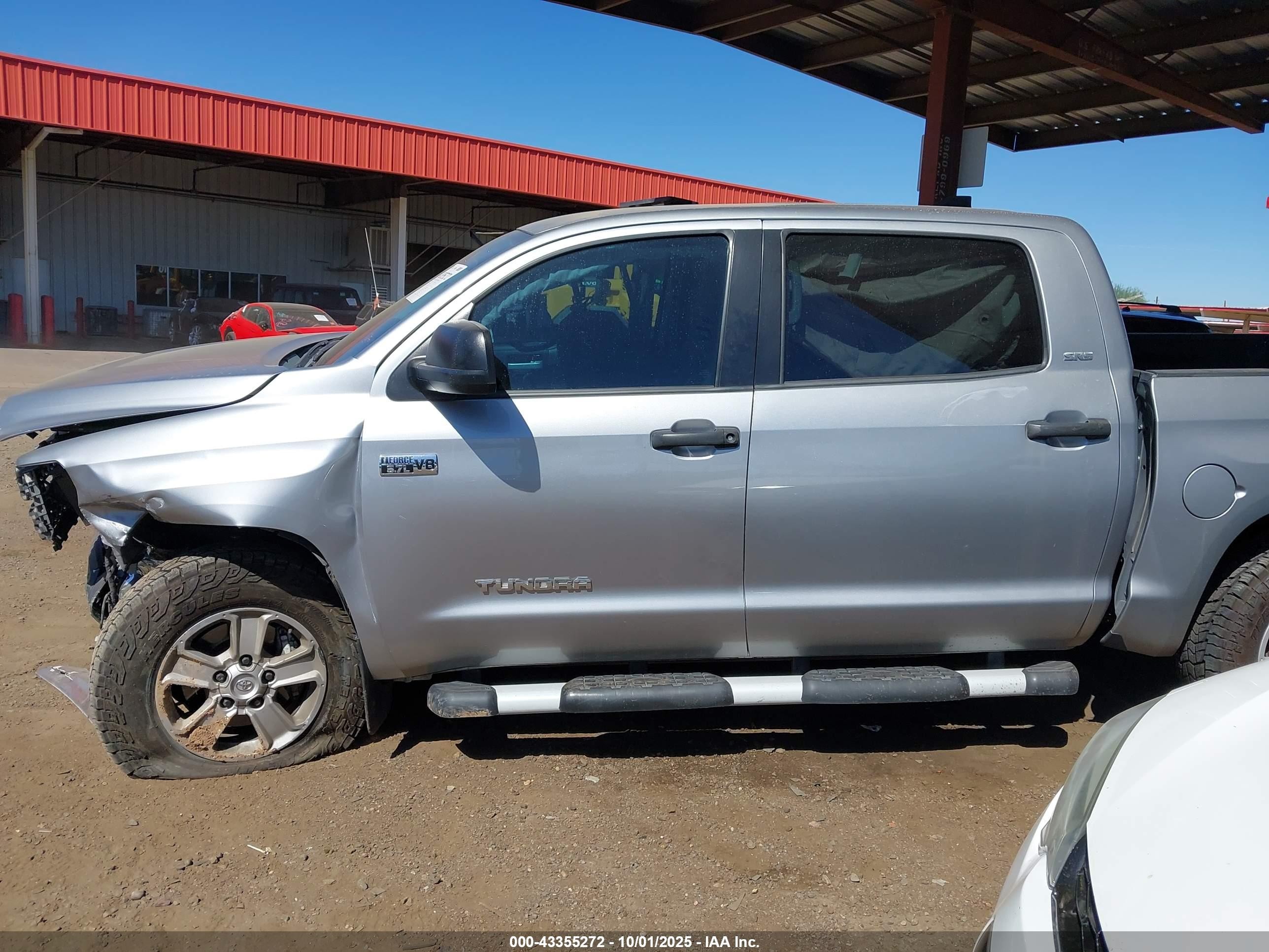 2021 Toyota Tundra Sr5 Silver vin: 5TFDY5F10MX981807