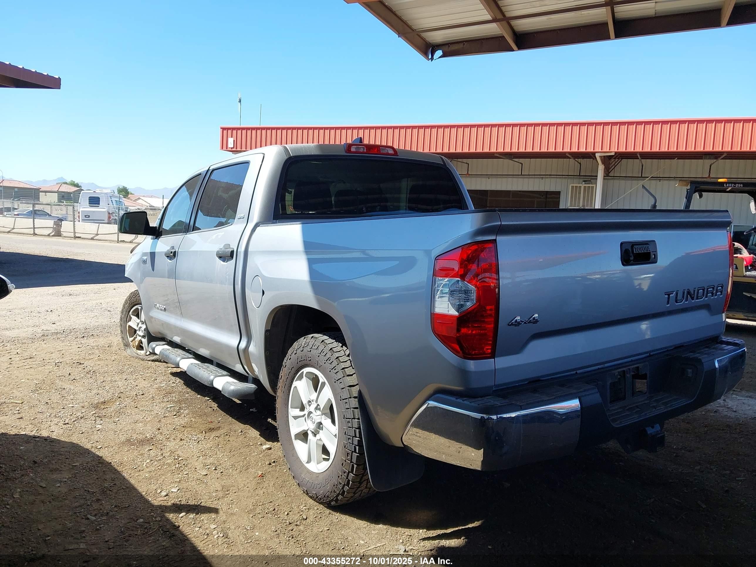 2021 Toyota Tundra Sr5 Silver vin: 5TFDY5F10MX981807