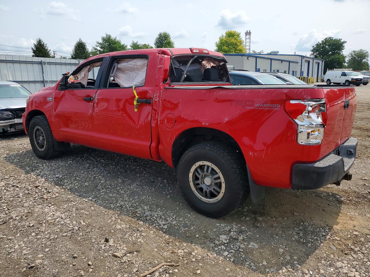 2011 Toyota Tundra Crewmax Sr5 Красный vin: 5TFDY5F11BX176671