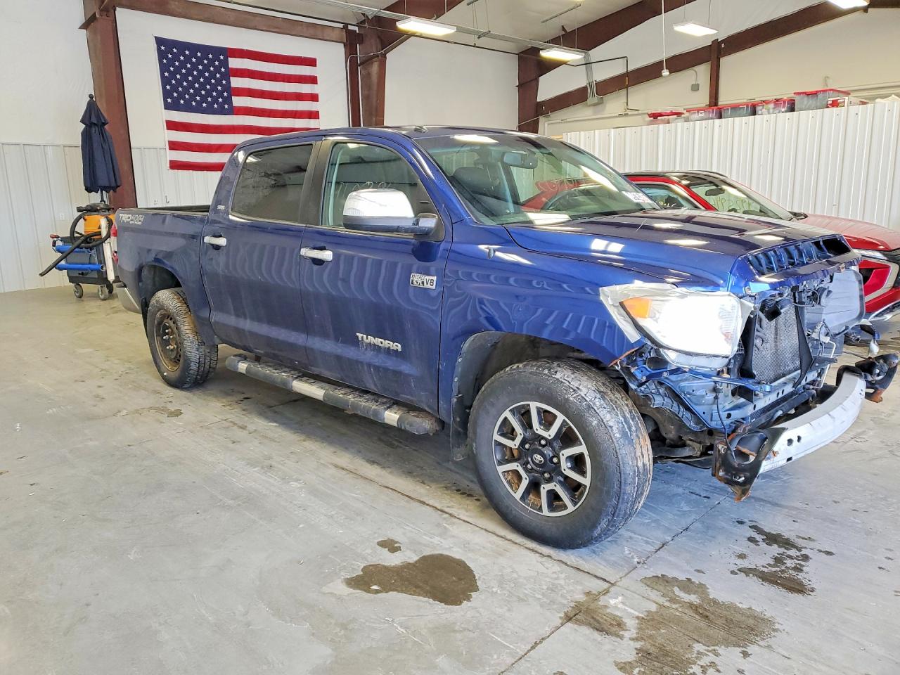 2014 Toyota Tundra Sr5 Blue vin: 5TFDY5F11EX351120