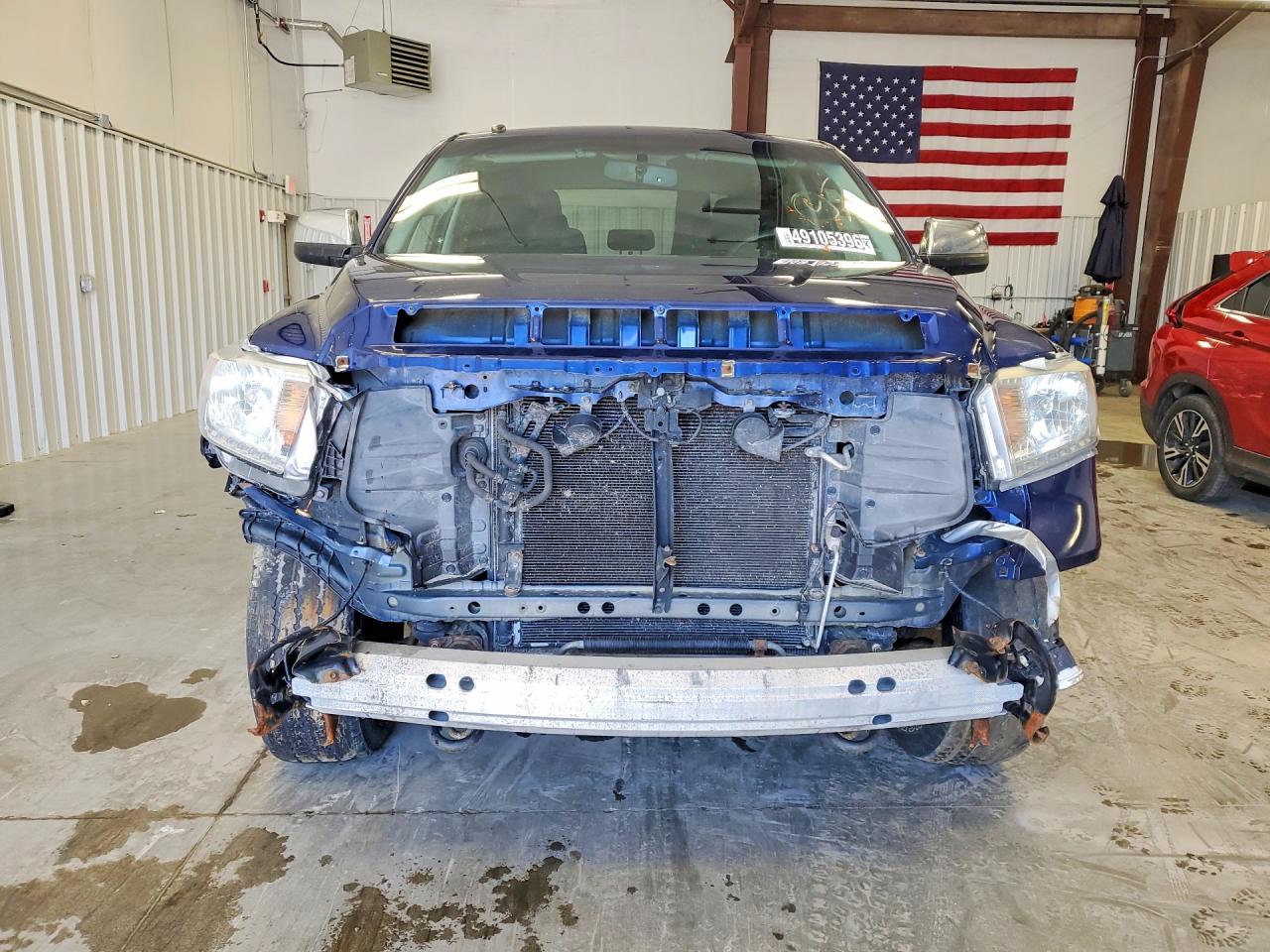 2014 Toyota Tundra Sr5 Blue vin: 5TFDY5F11EX351120