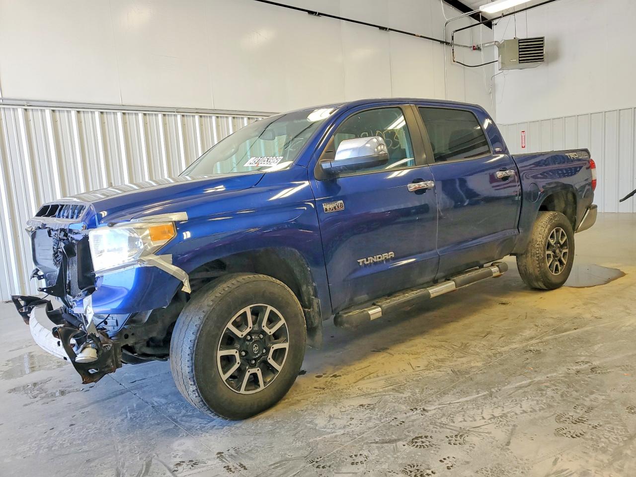 2014 Toyota Tundra Sr5 Blue vin: 5TFDY5F11EX351120